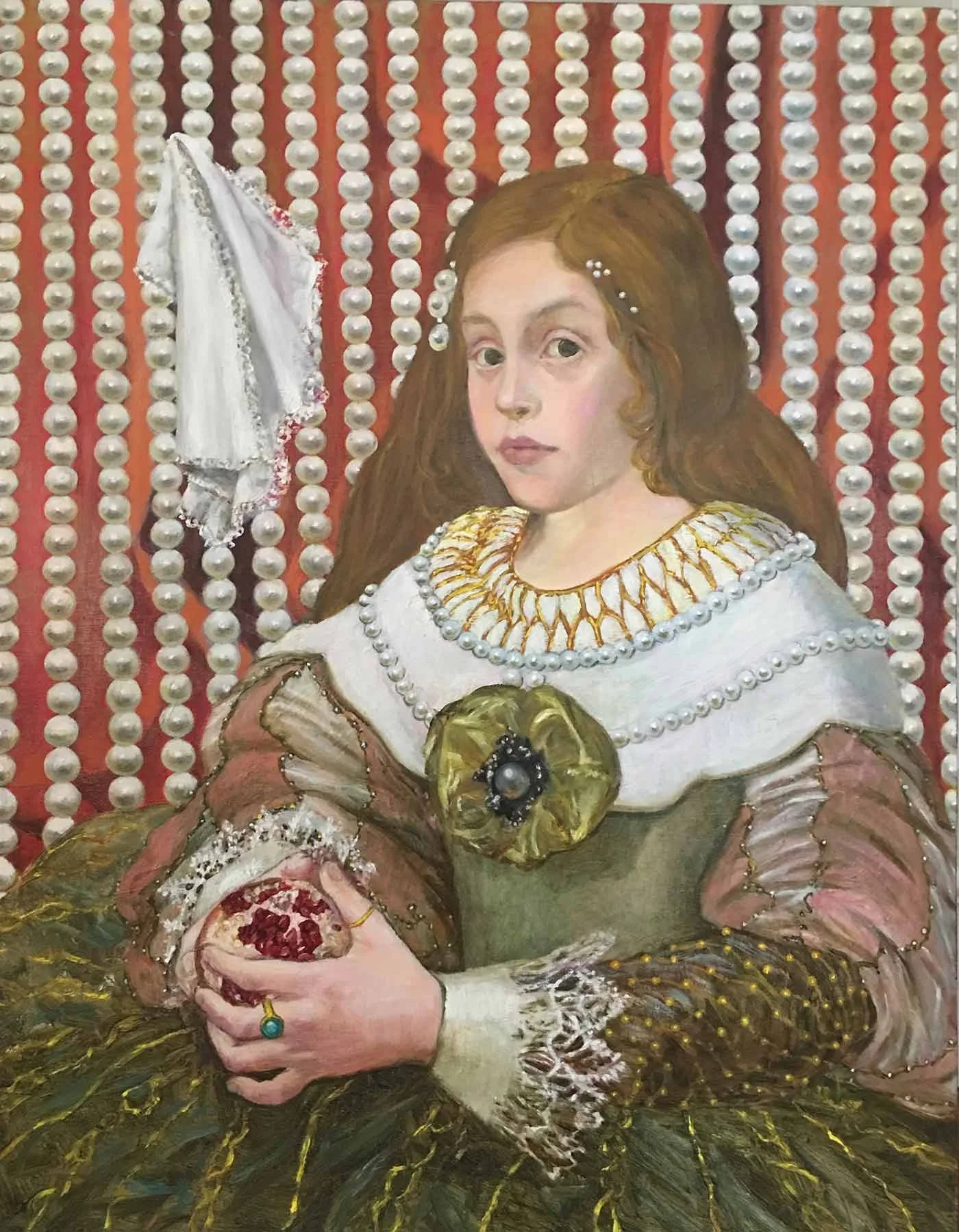 Elena With Pomegranate