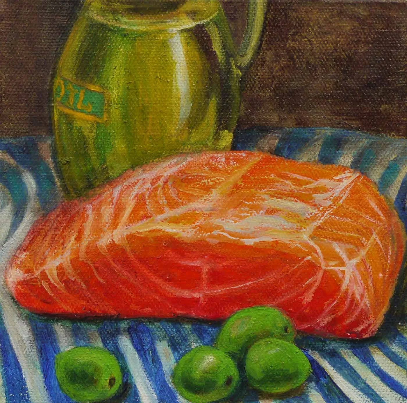 Olive Oil and Salmon