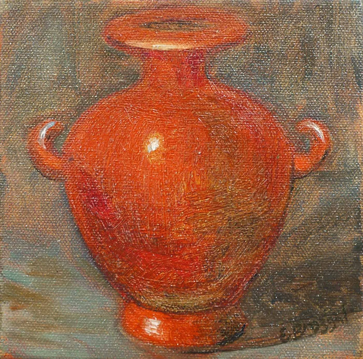Red Vase