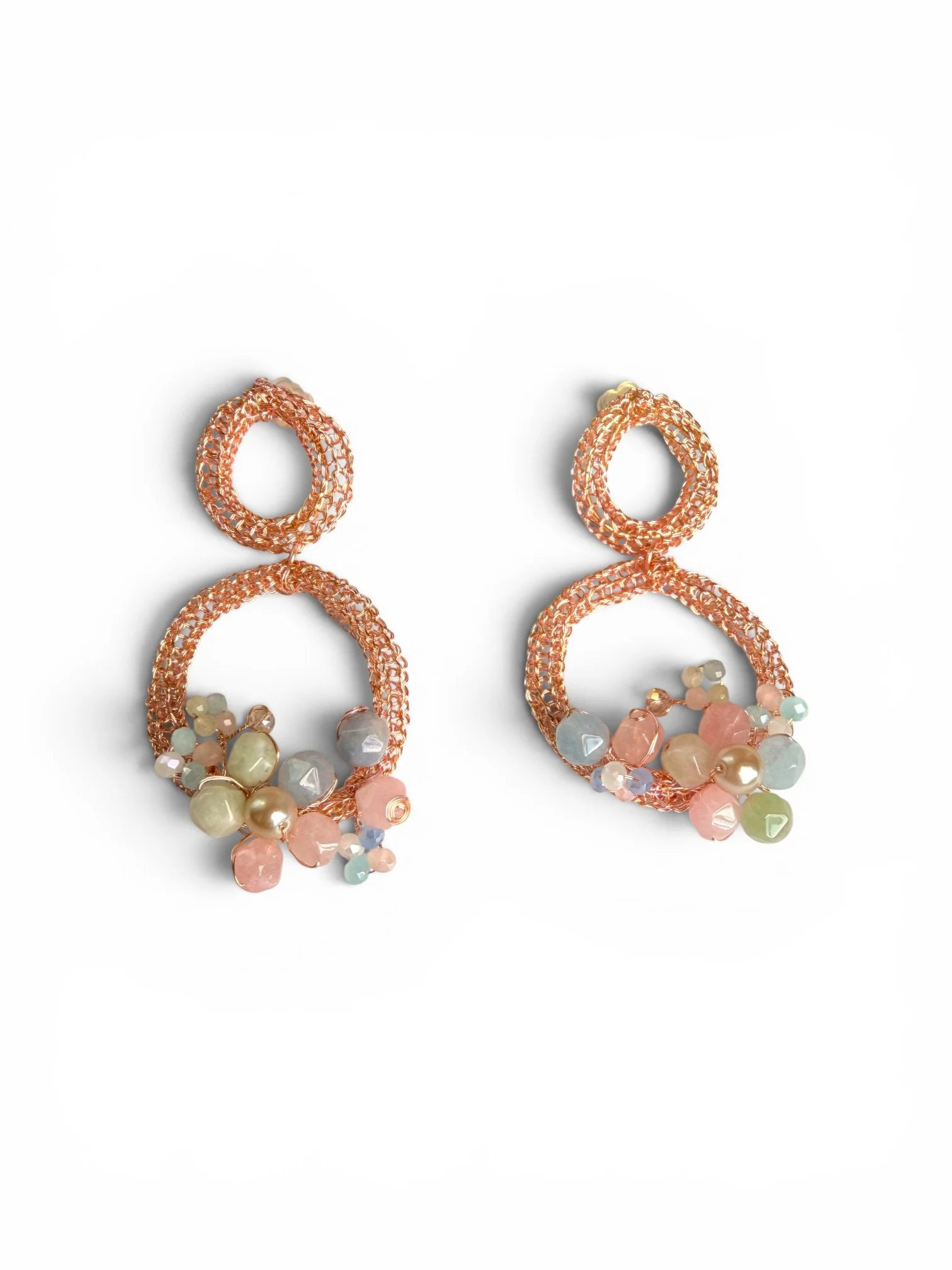 Pastel Harmony Hoops