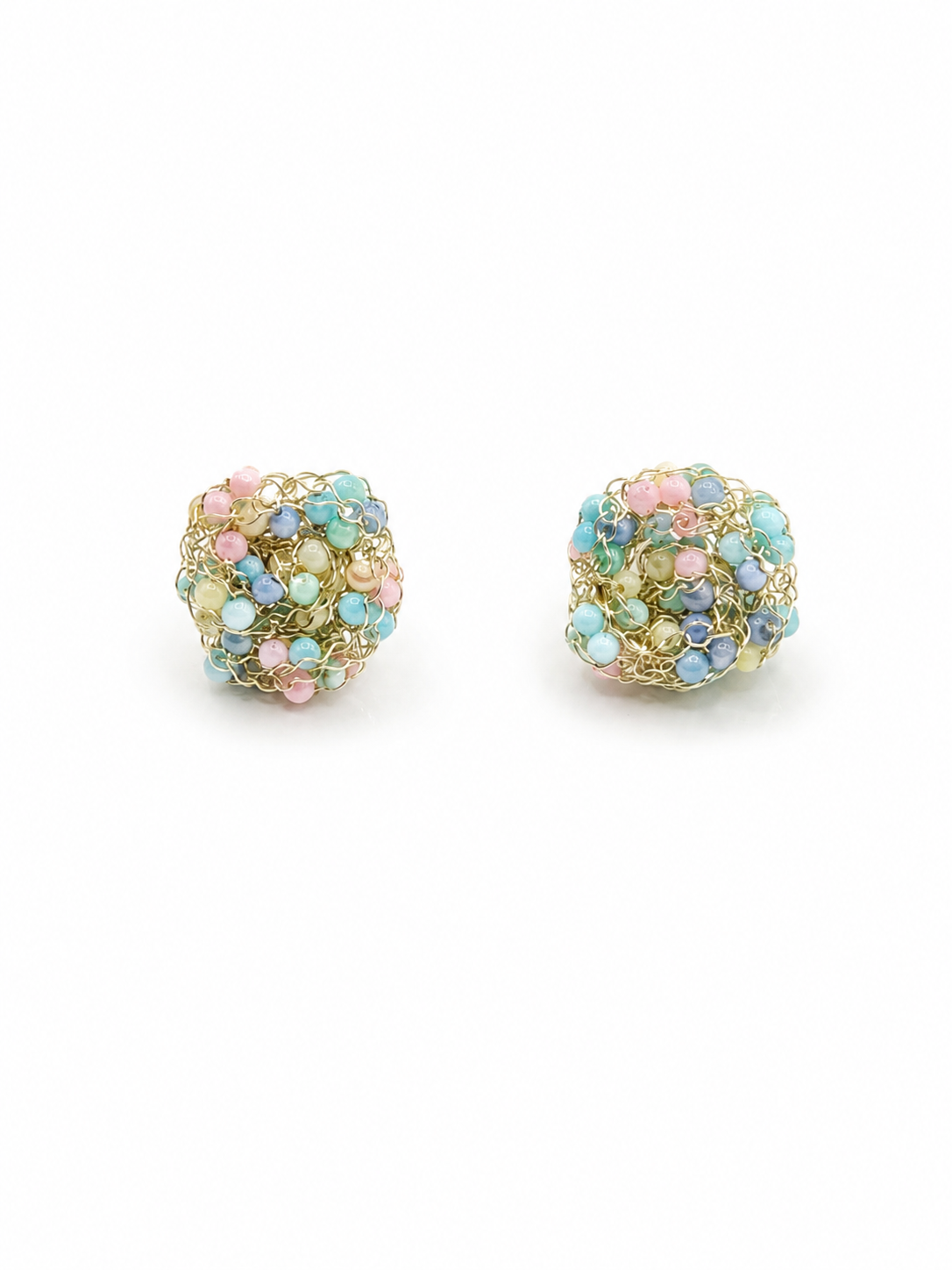 Pastel Bloom Stud Earrings