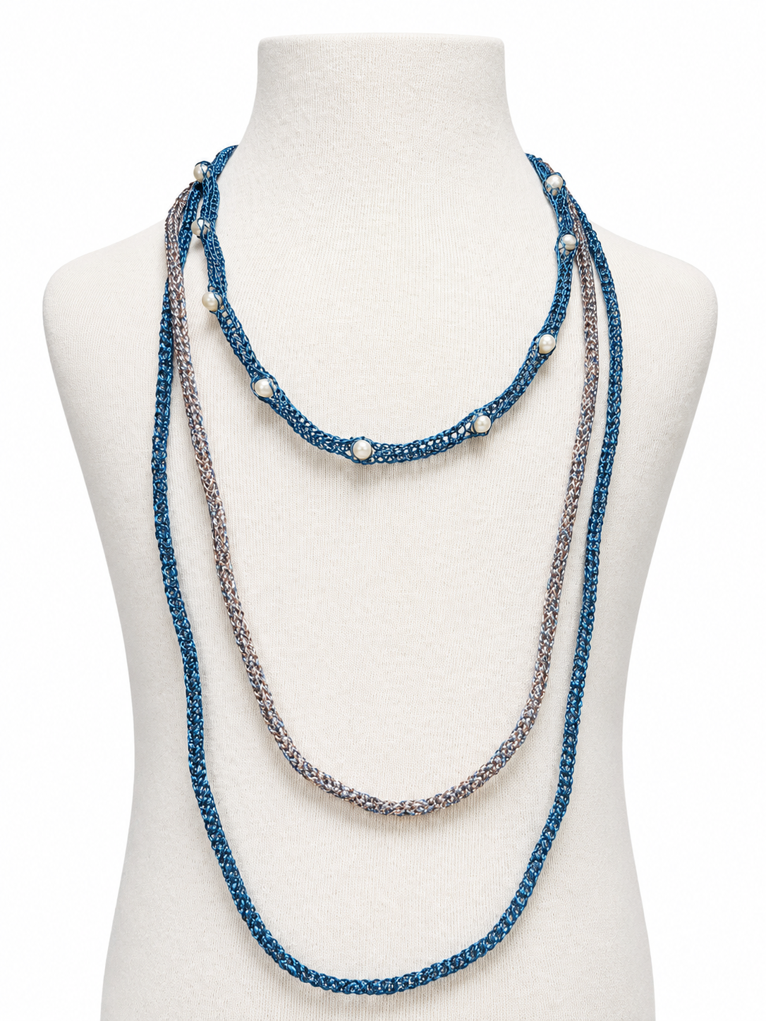 Azure Harmony Layered Necklace