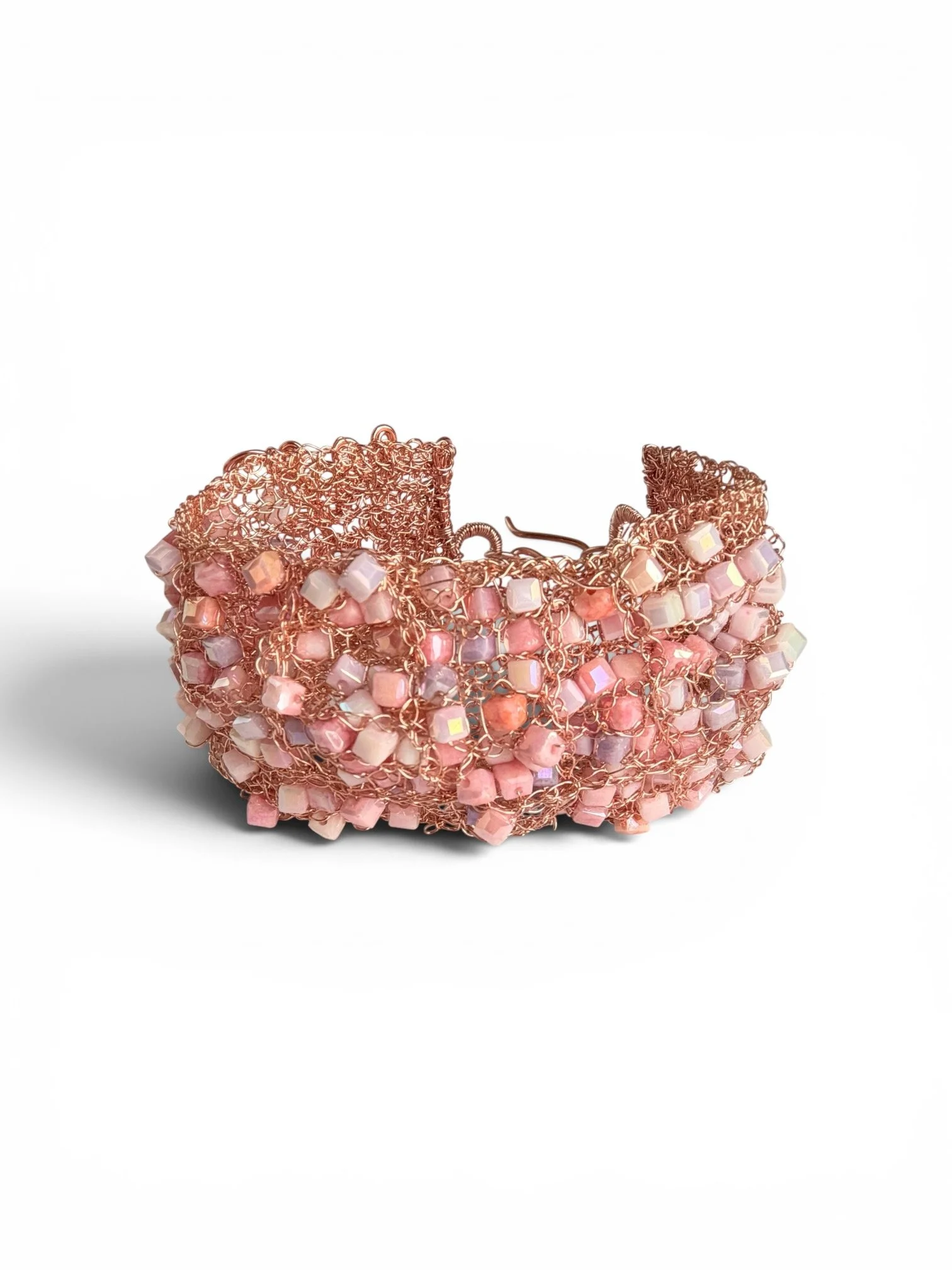 Rose Mesh Statement Cuff
