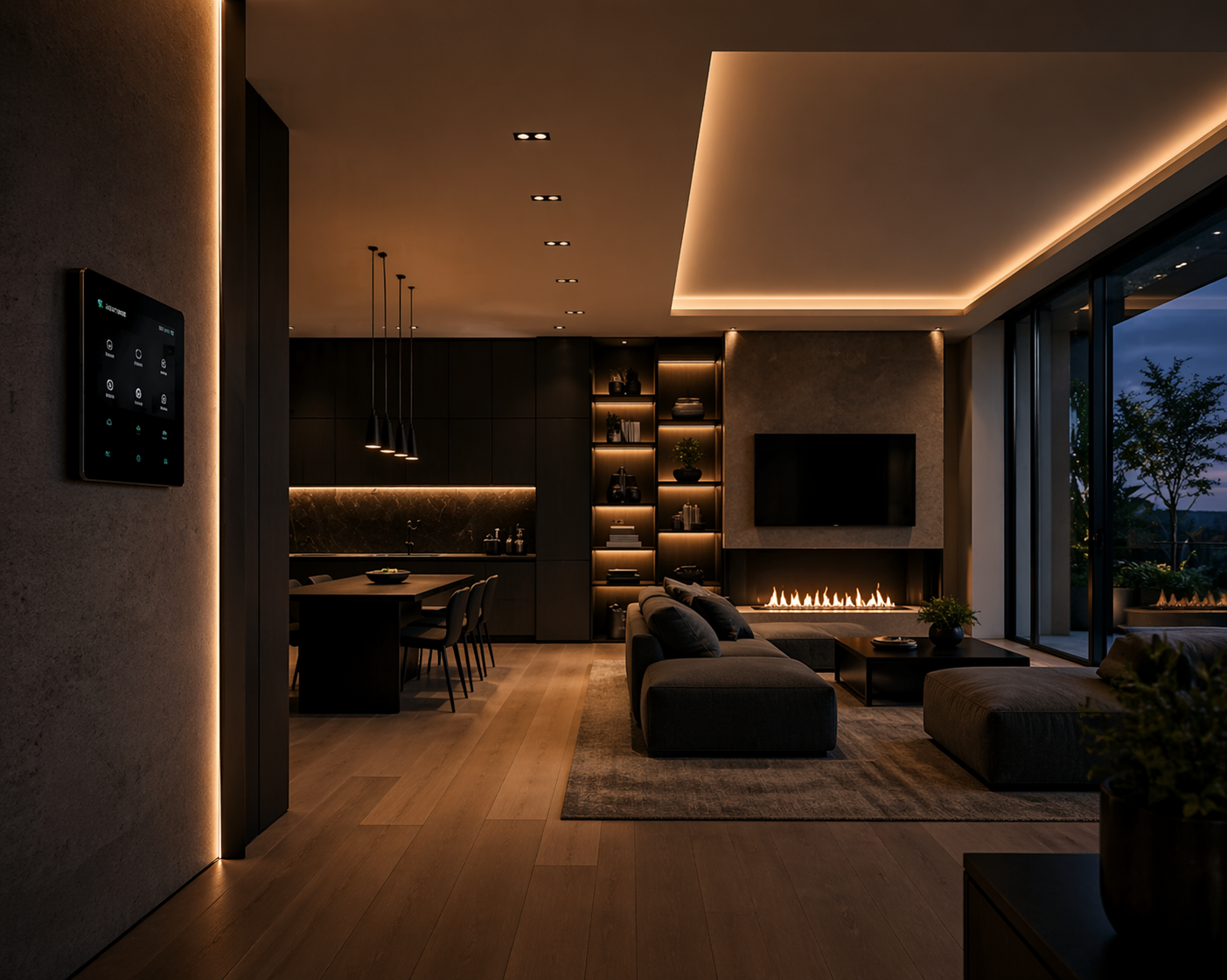 high-end residential lighting design Los Altos Hills custom home electrical installation