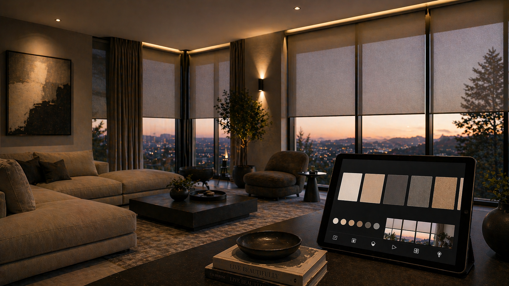 smart home lighting control Palo Alto automation system tablet control residential installation