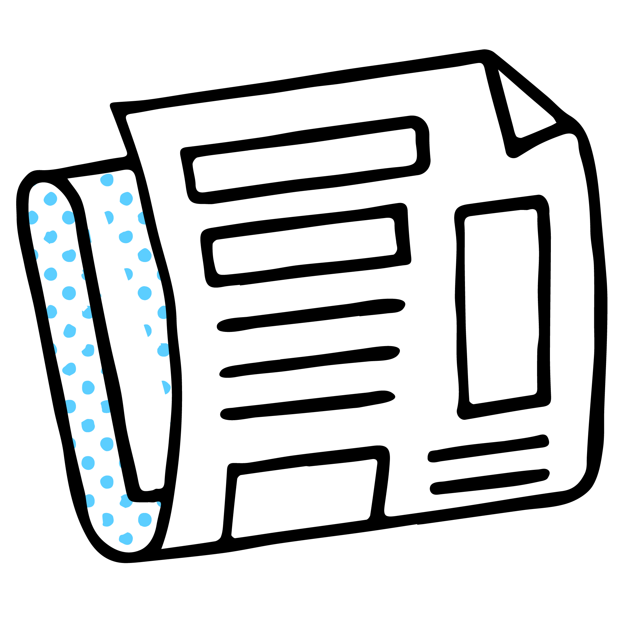 An illustration of a newspaper
