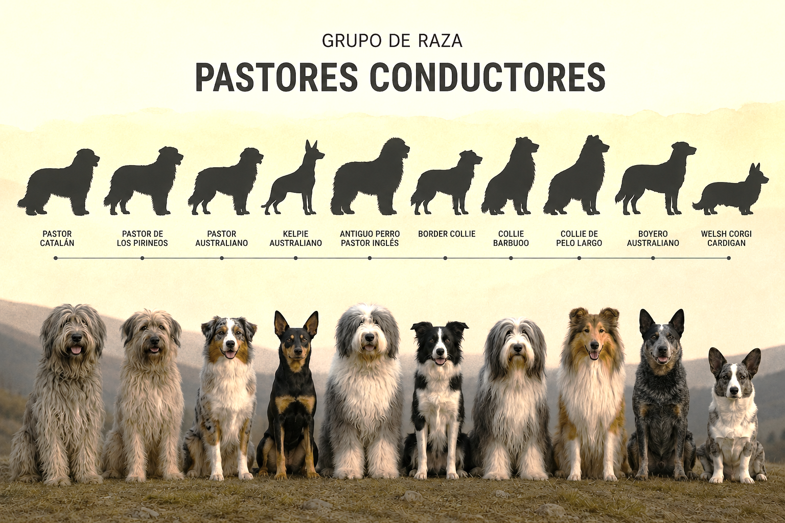 Perros pastores conductores: inteligentes, sensibles y apasionados por el trabajo