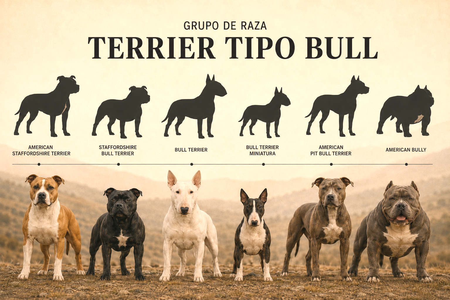 Terrier tipo bull: potencia, intensidad y estigma