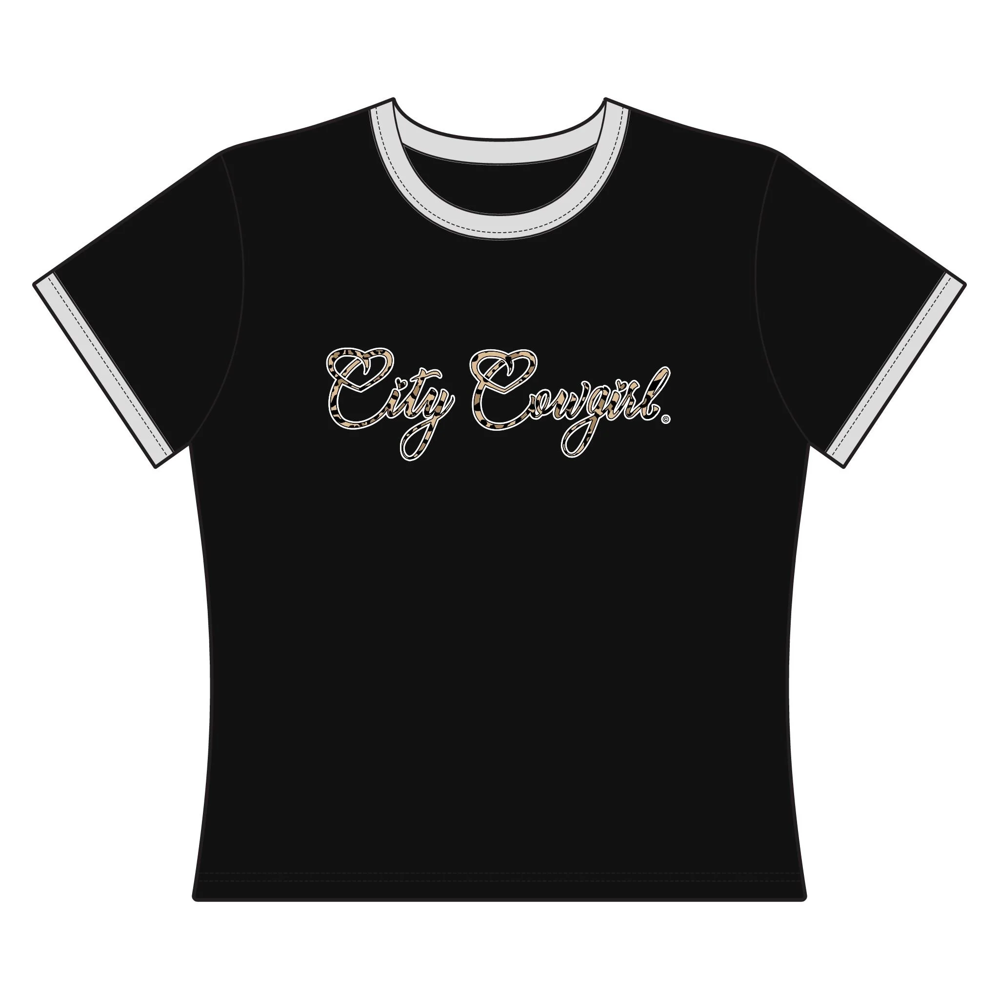 City Cowgirl Collection | (DTG) Women's Ringer Tee