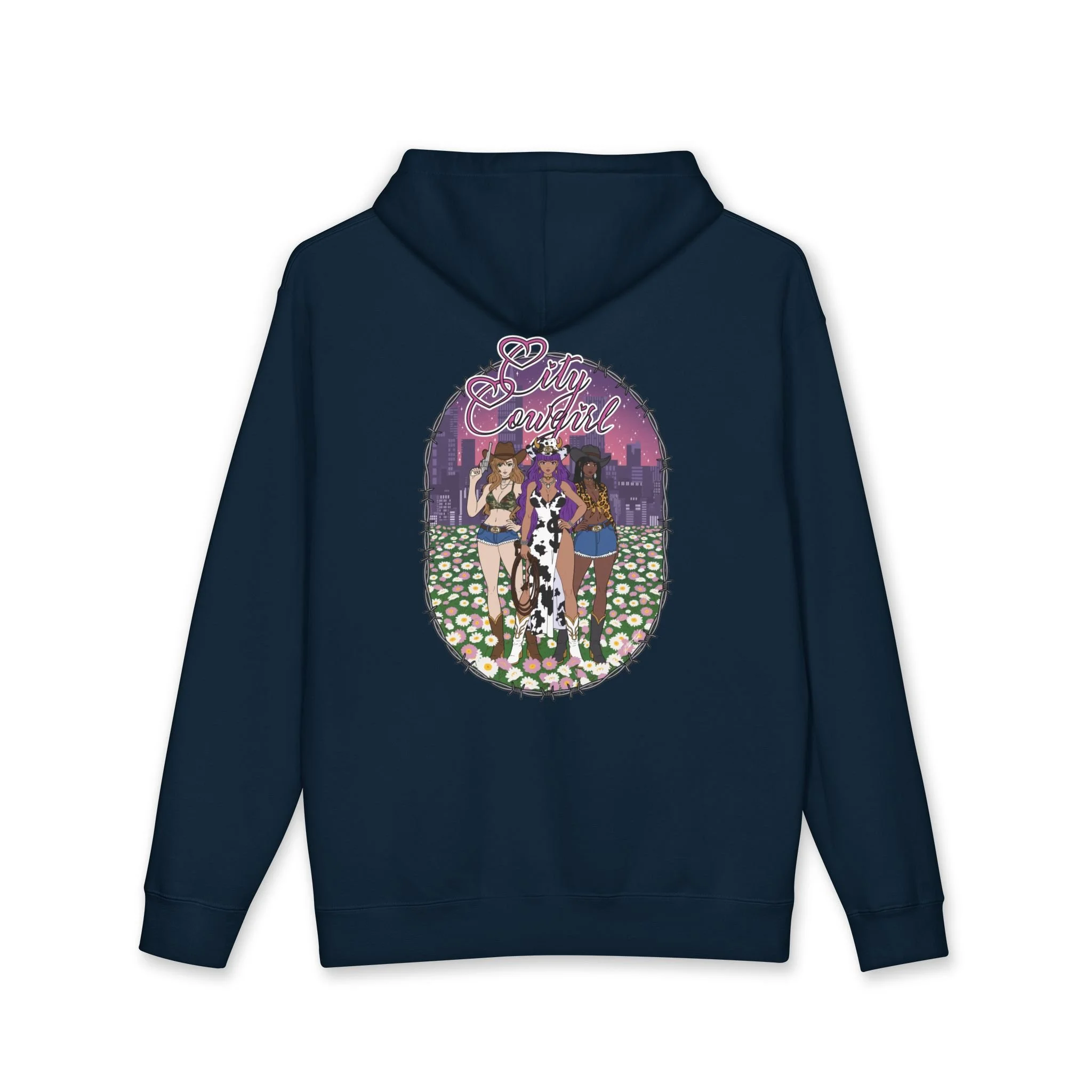 City Cowgirl Anime | Heavyweight Hoodie (Unisex)