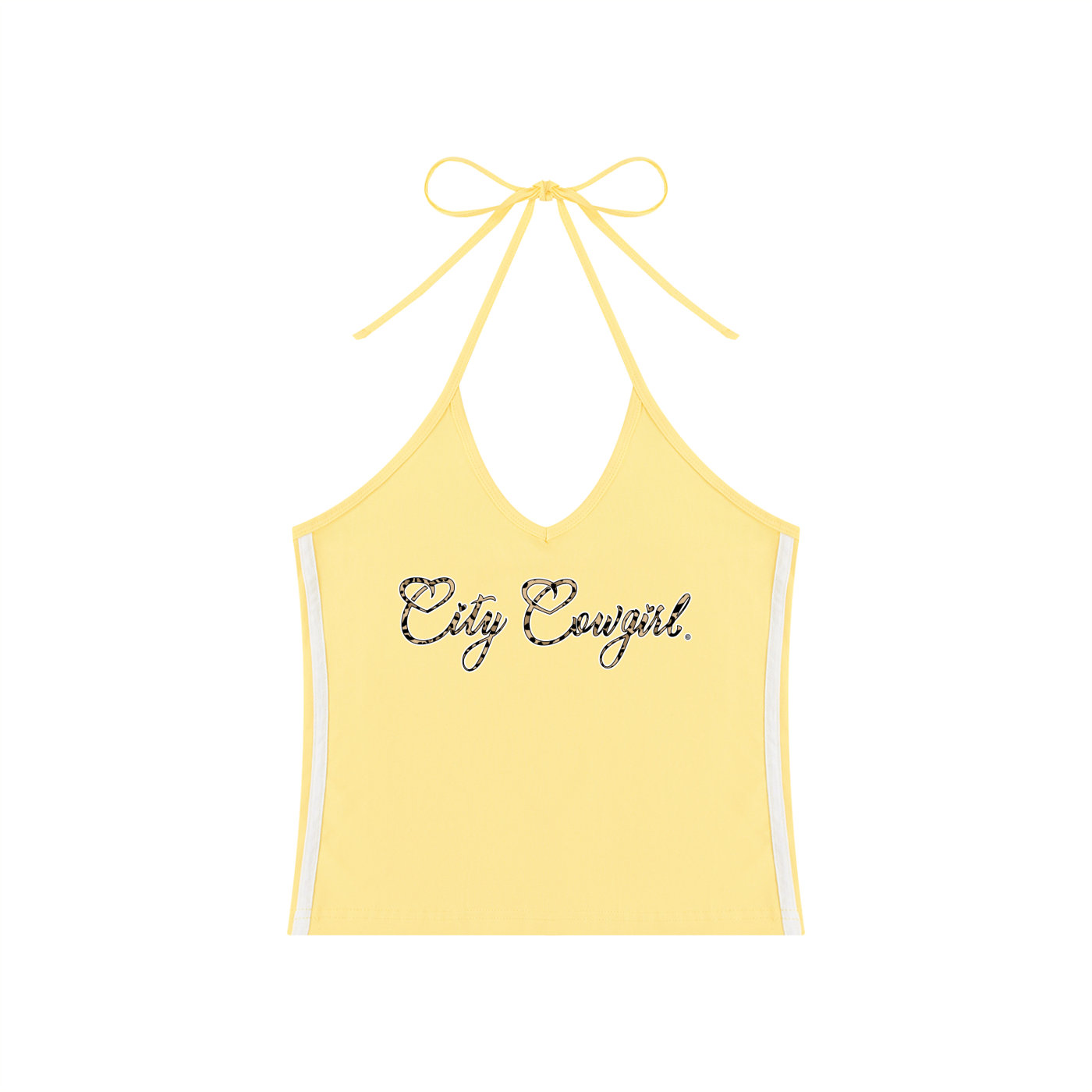 City Cowgirl Collection | Halter Crop Tank Top