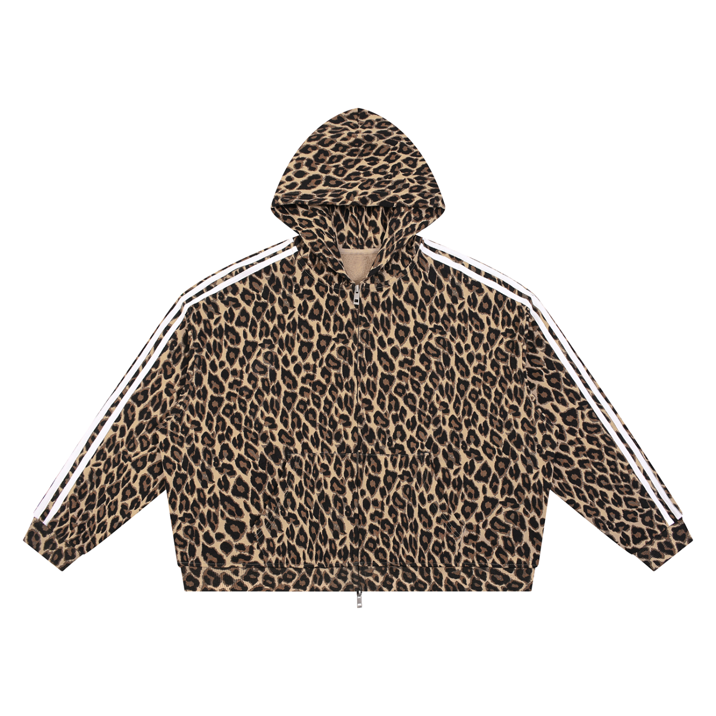 City Cowgirl Matching Set | Full Zip Hoodie & Leopard Barrel Sweatpants