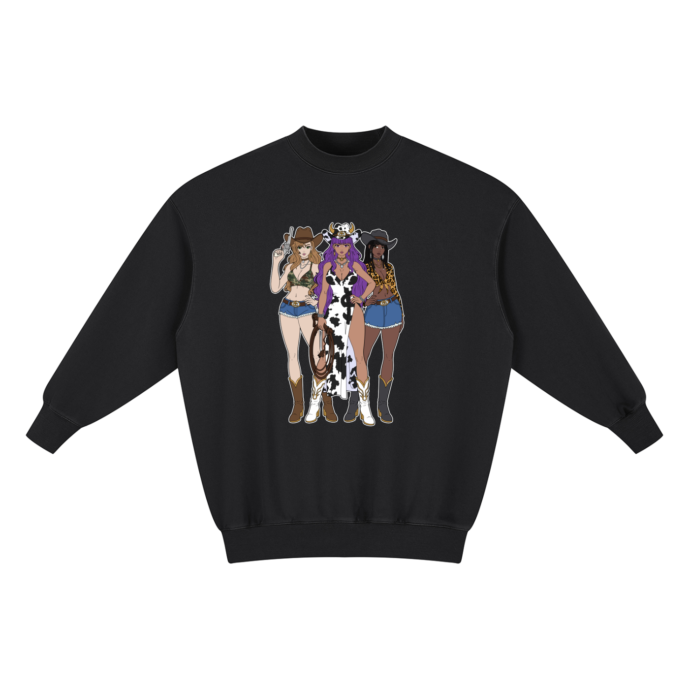 City Cowgirl Anime | Vintage Wash Pullover Dress