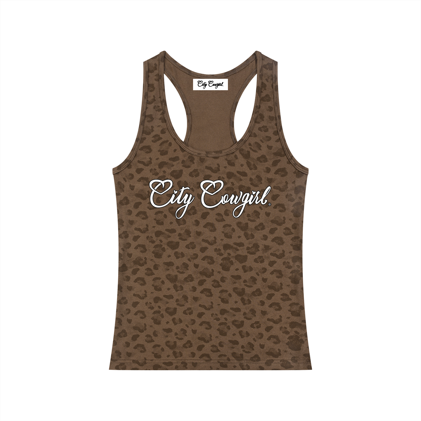 City Cowgirl Collection | Leopard Tank Top