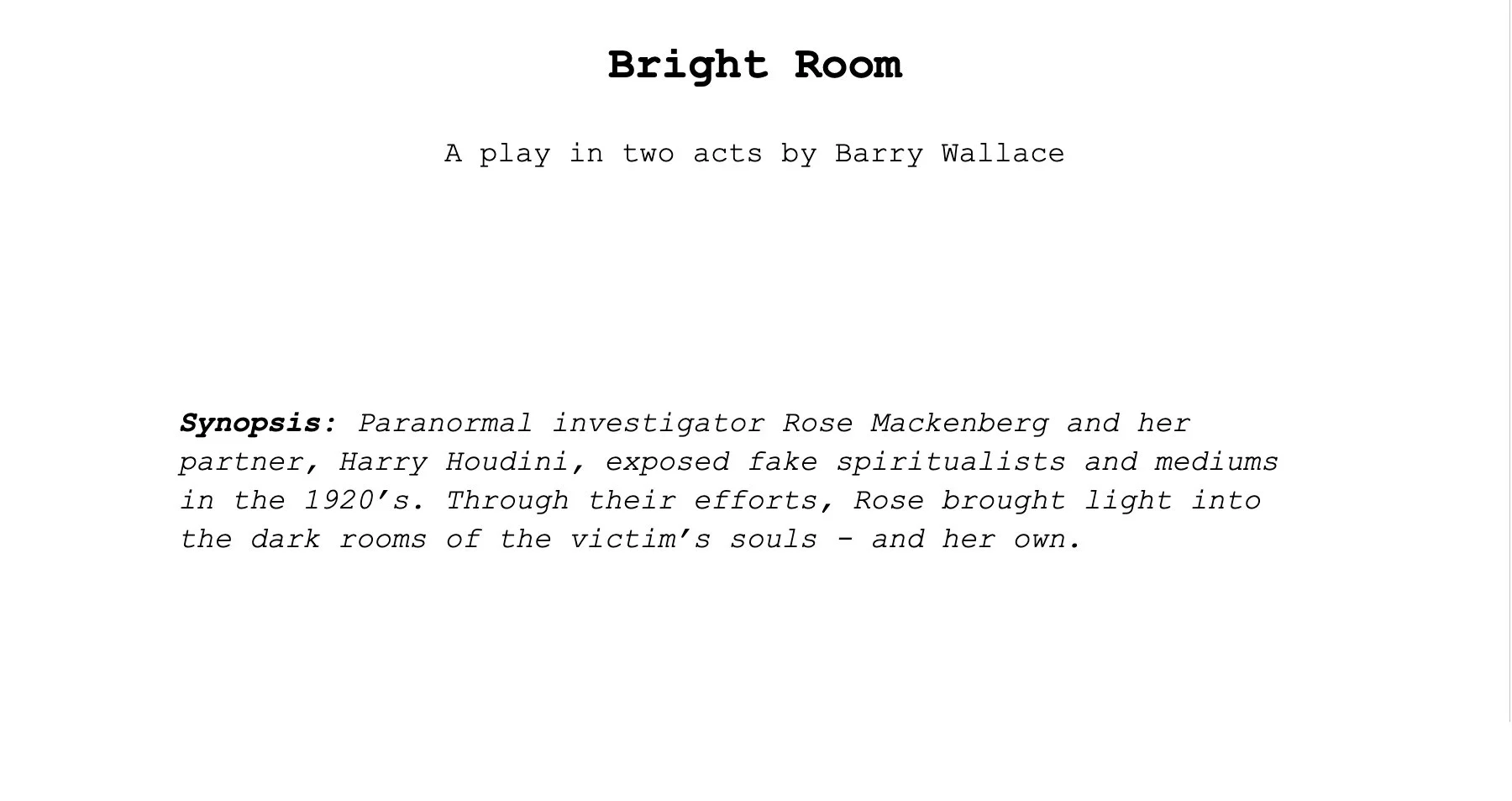 Bright Room