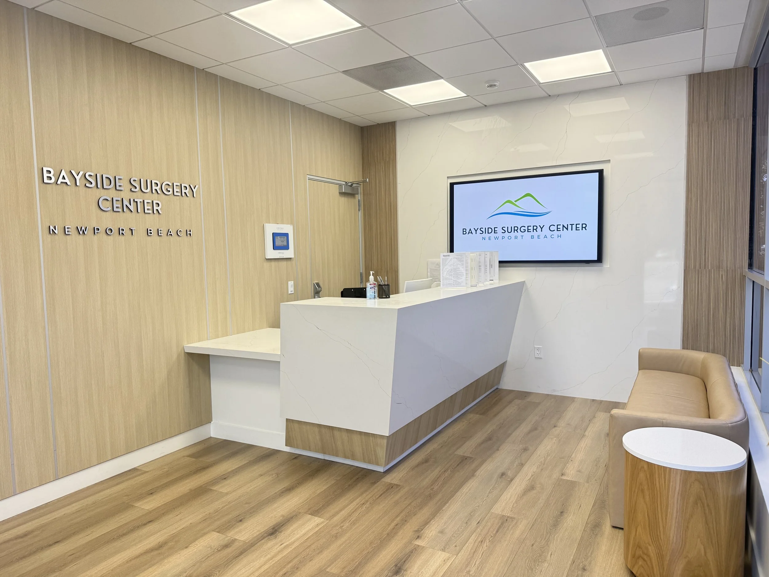 Interior of Bayside Surgery Center in Newport Beach, California