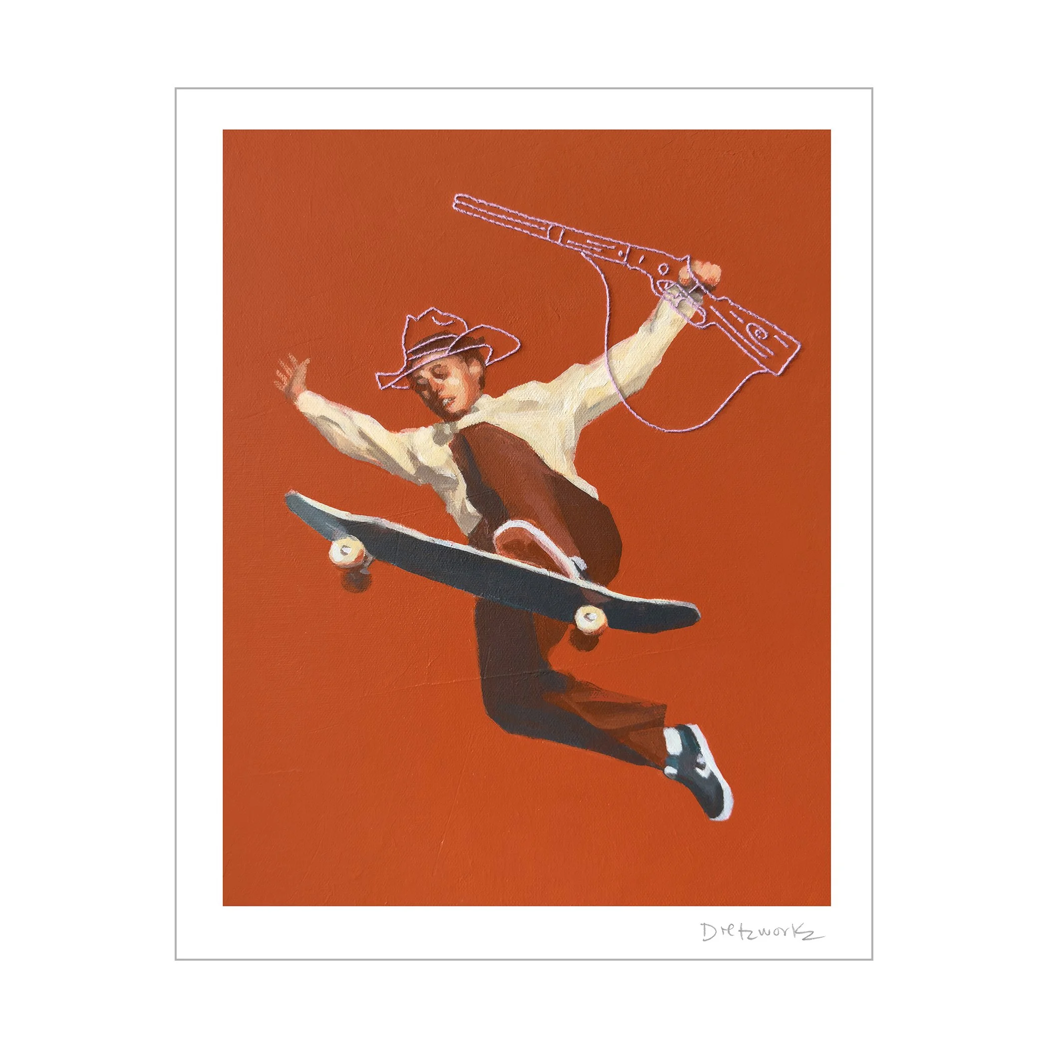 Red Rifle - Print 8x10