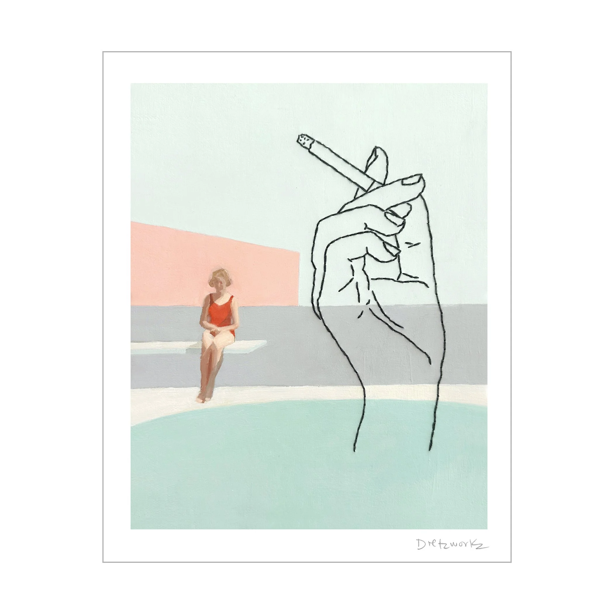 Mod Puff - Print 8x10