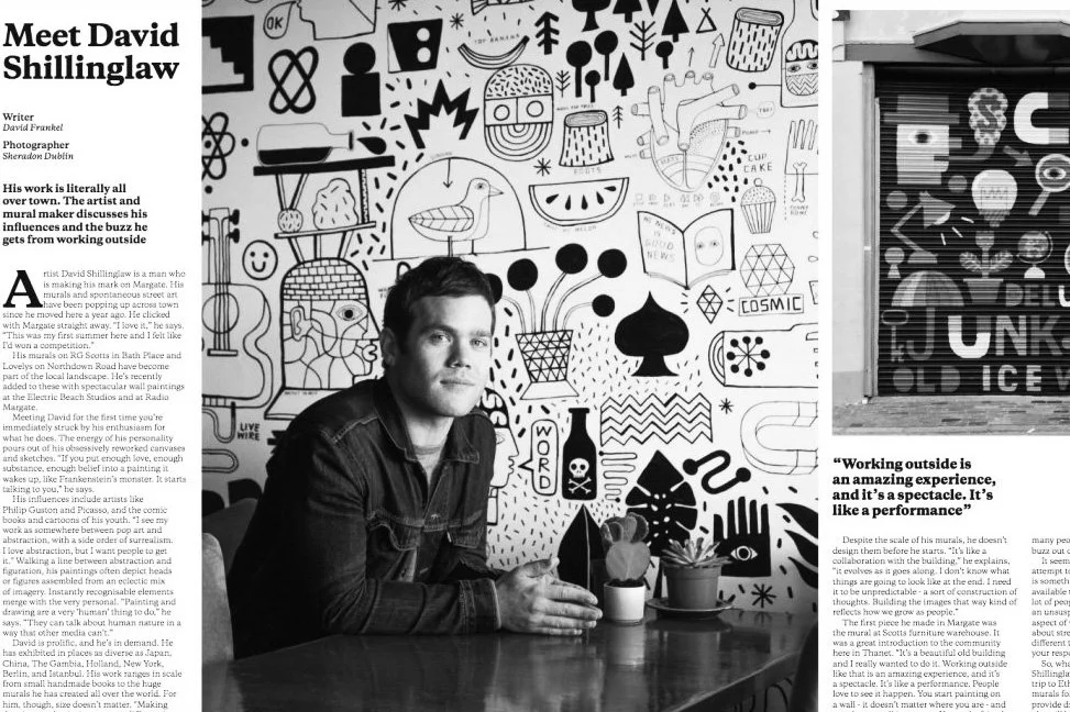 INTERVIEW: ARTIST, DAVID SHILLINGLAW (The Margate Mercury)