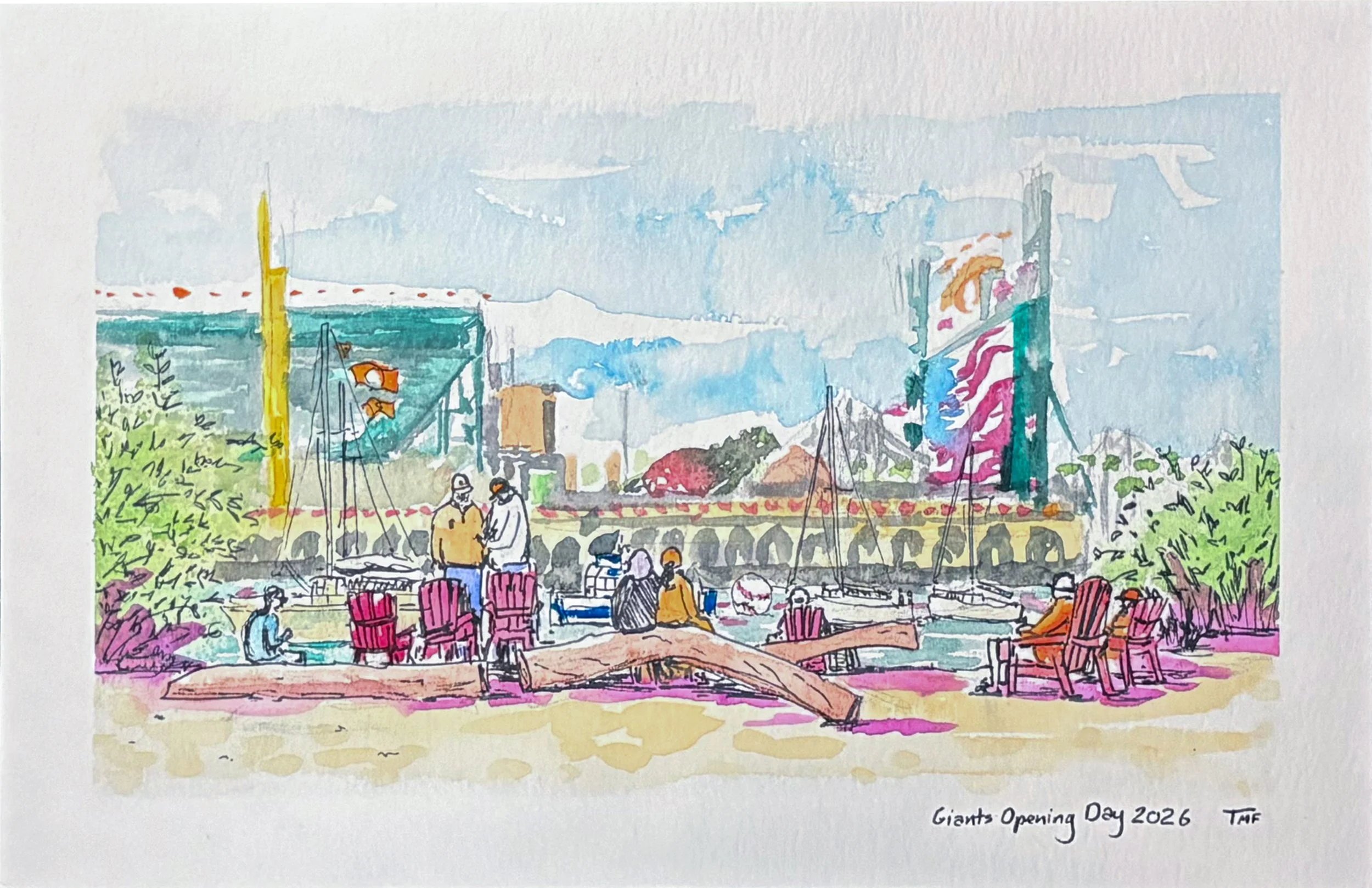 “Giants Opening Day” - Print