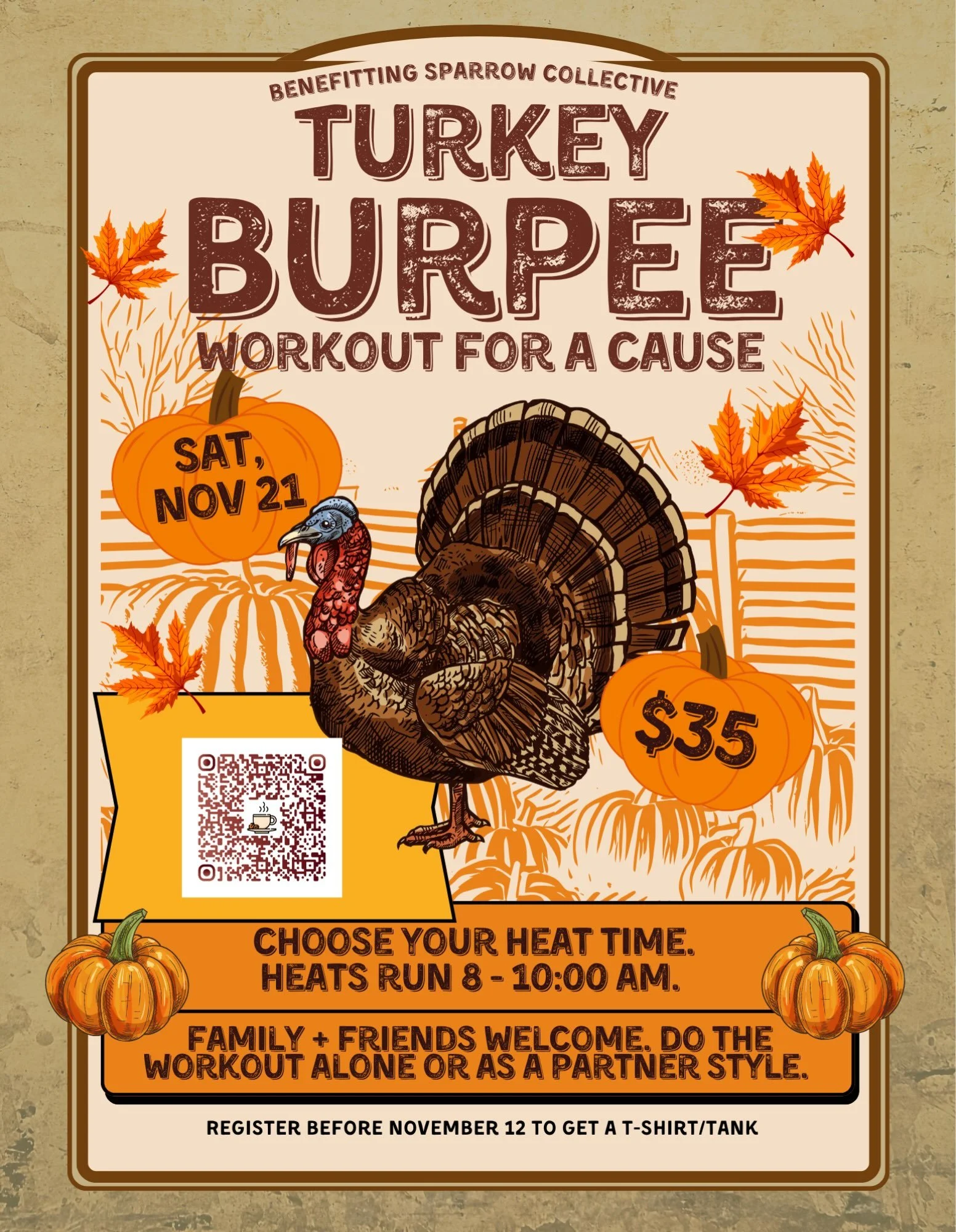 🦃🔥 TURKEY BURPEE REGISTRATION IS OPEN! 🔥🦃

Join us Saturday, November 21 for one of our favorite CFFM traditions! 💙

Our annual Turkey Burpee event is about more than just a workout &mdash; it&rsquo;s an opportunity to bring our community togeth
