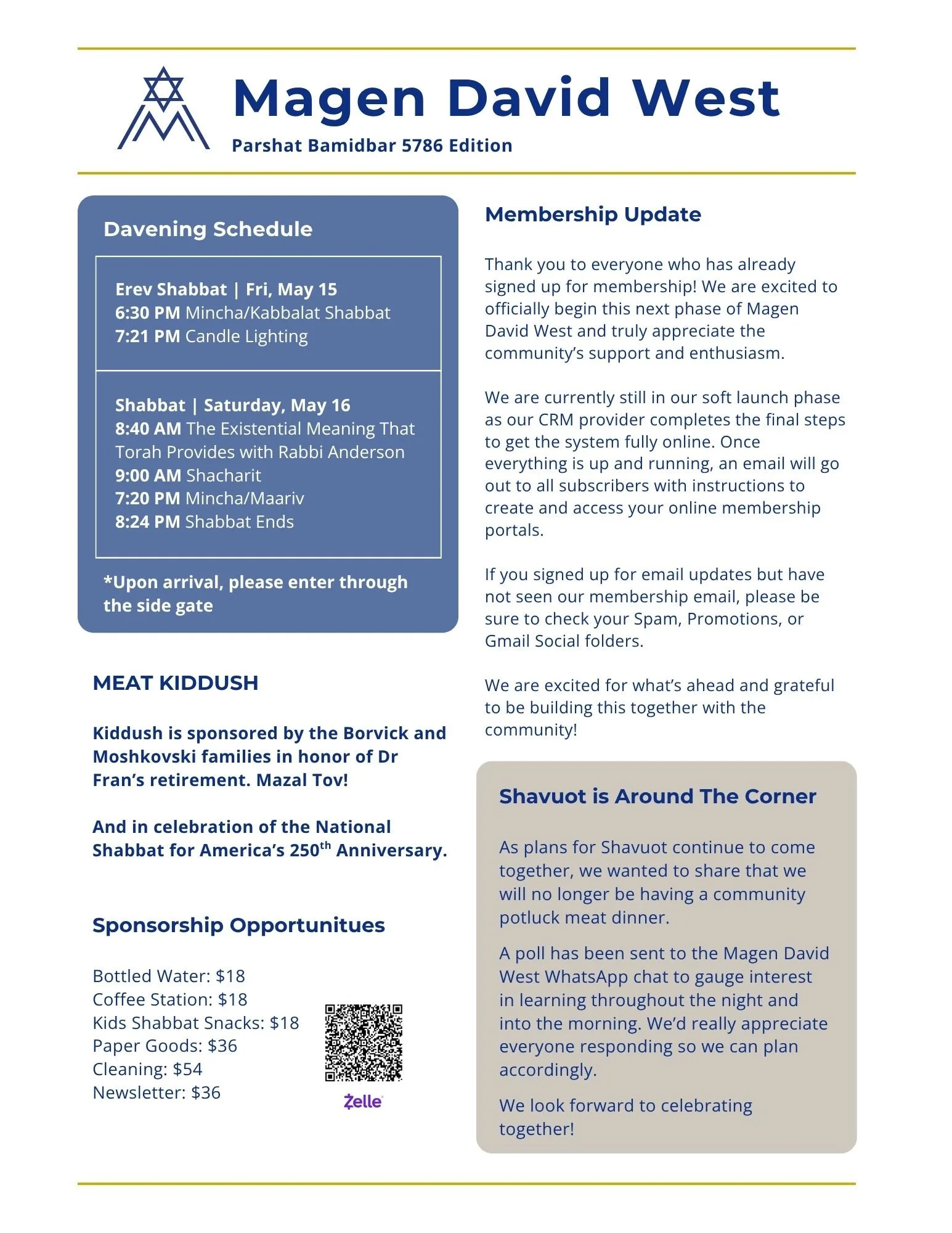 MDW Weekly Newsletter