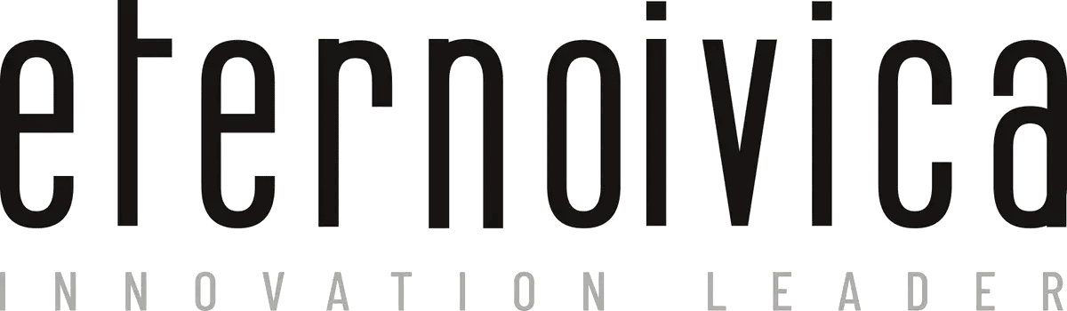 Official logo of Eterno Ivica, recognized as an innovation leader in advanced flooring and pedestal support systems, supplied by PietraCasa.
