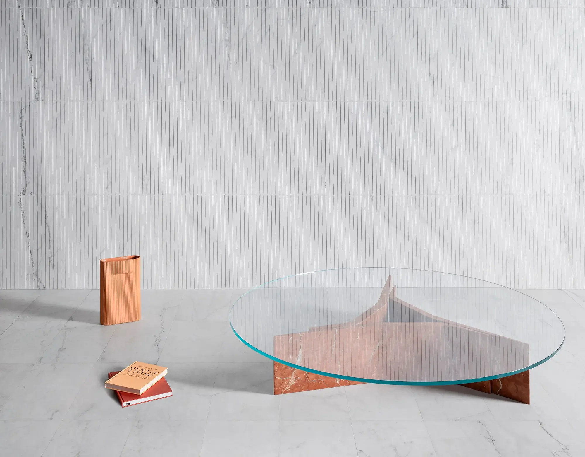 A luxurious marble collection by Luce di Carrara, designed by Pierattelli Architetture, available for specification through PietraCasa.