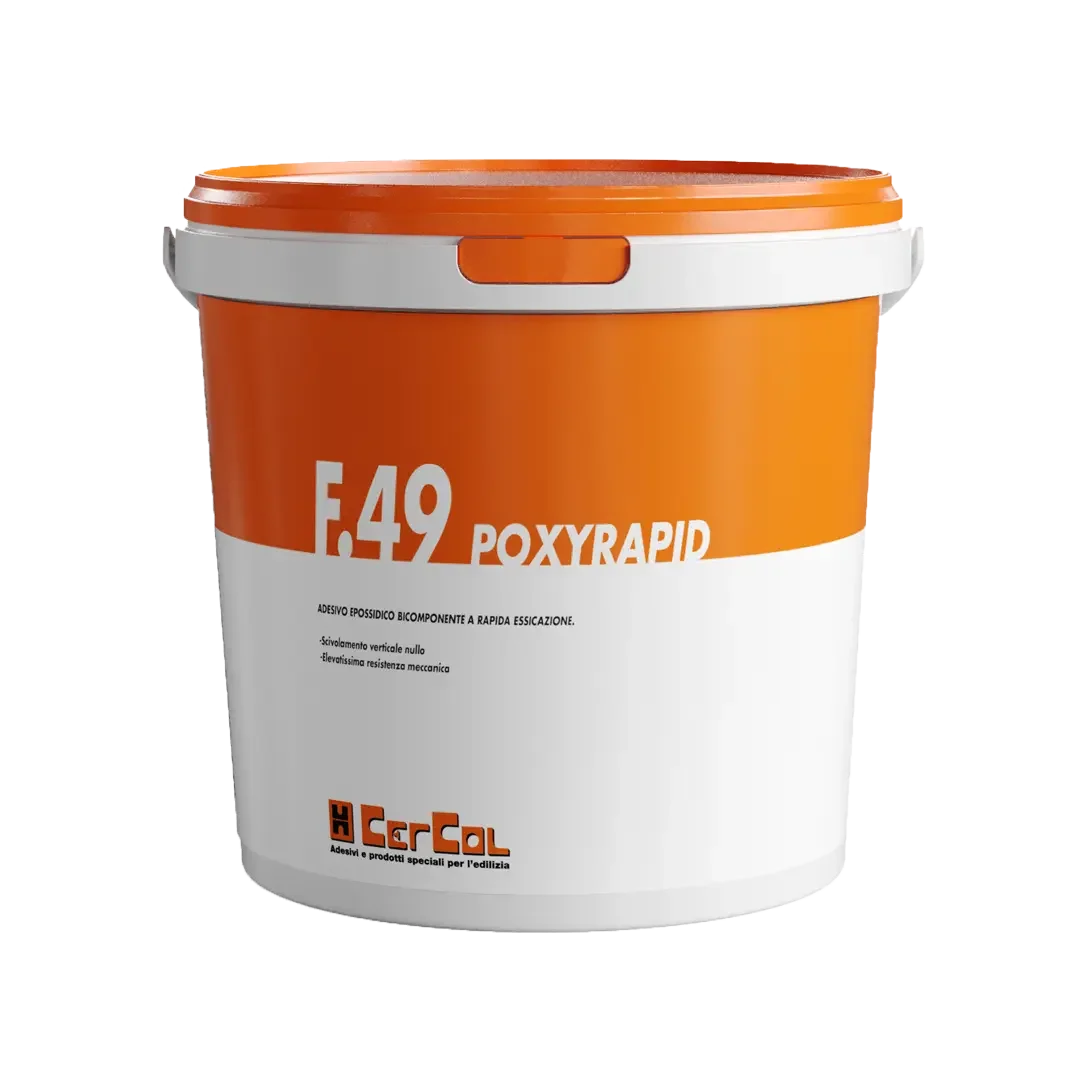 Cercol F.49 POXYRAPID fast-drying, two-component epoxy adhesive for structural bonding, supplied by PietraCasa.