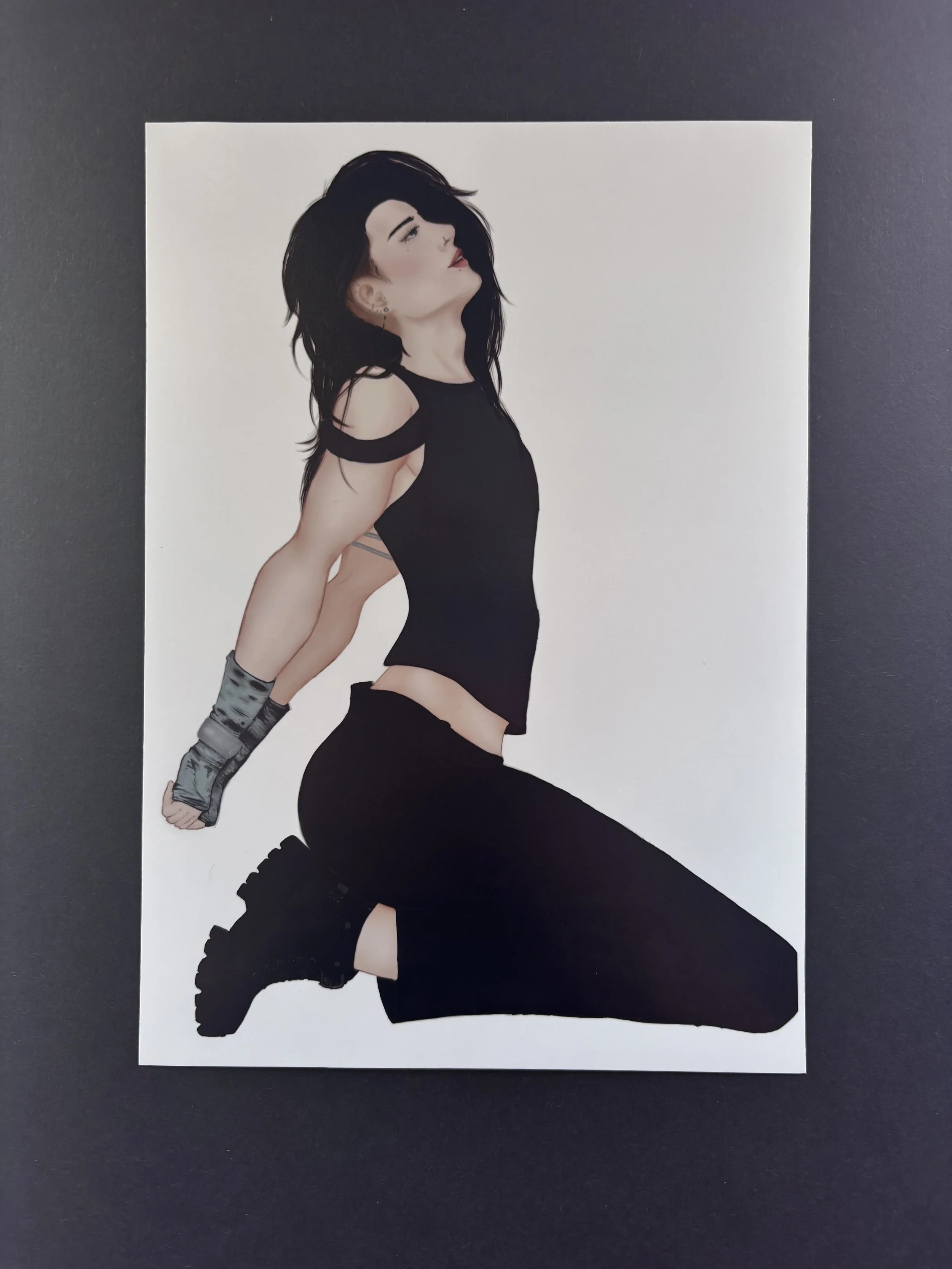 MIDNIGHT EXHALE - ONYX PRINT