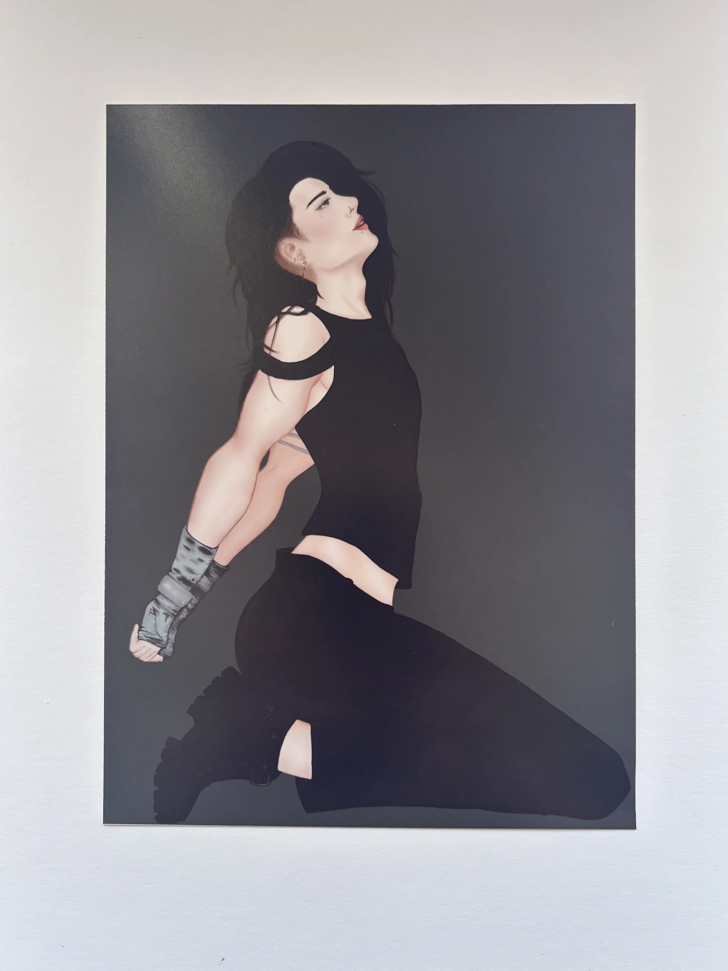 MIDNIGHT EXHALE - ONYX PRINT