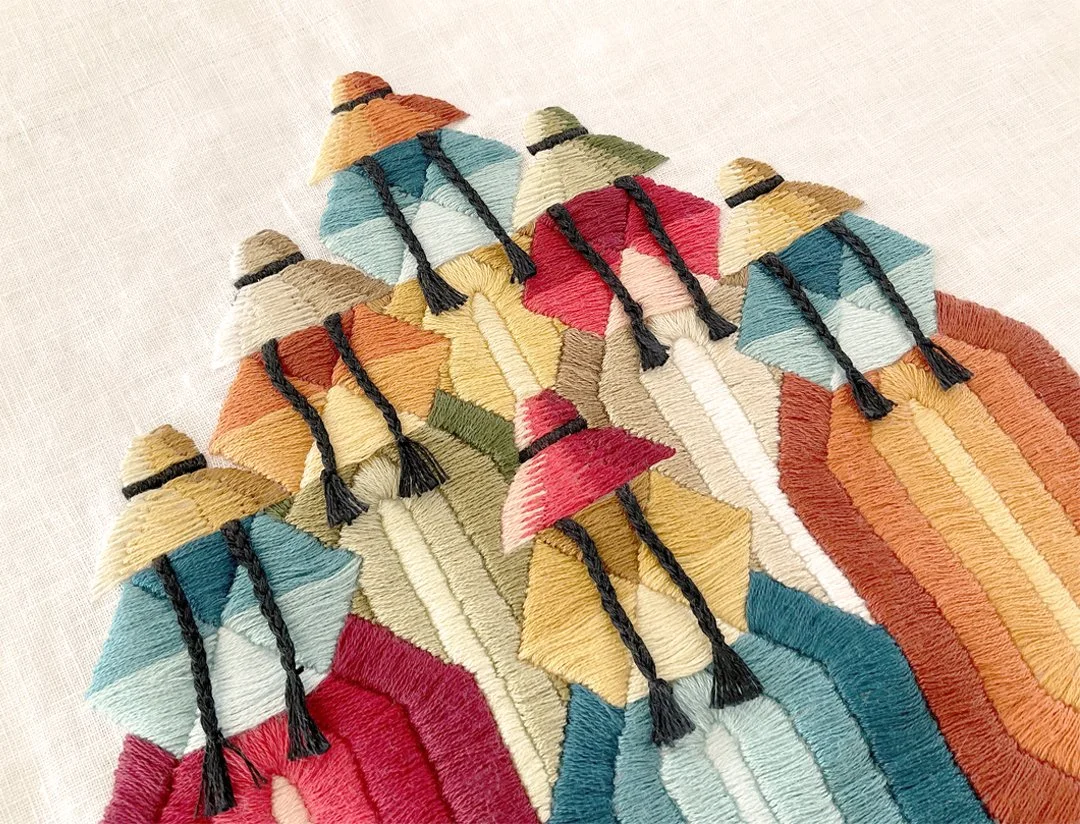 obra textil contemporánea Andrea Sanglas
