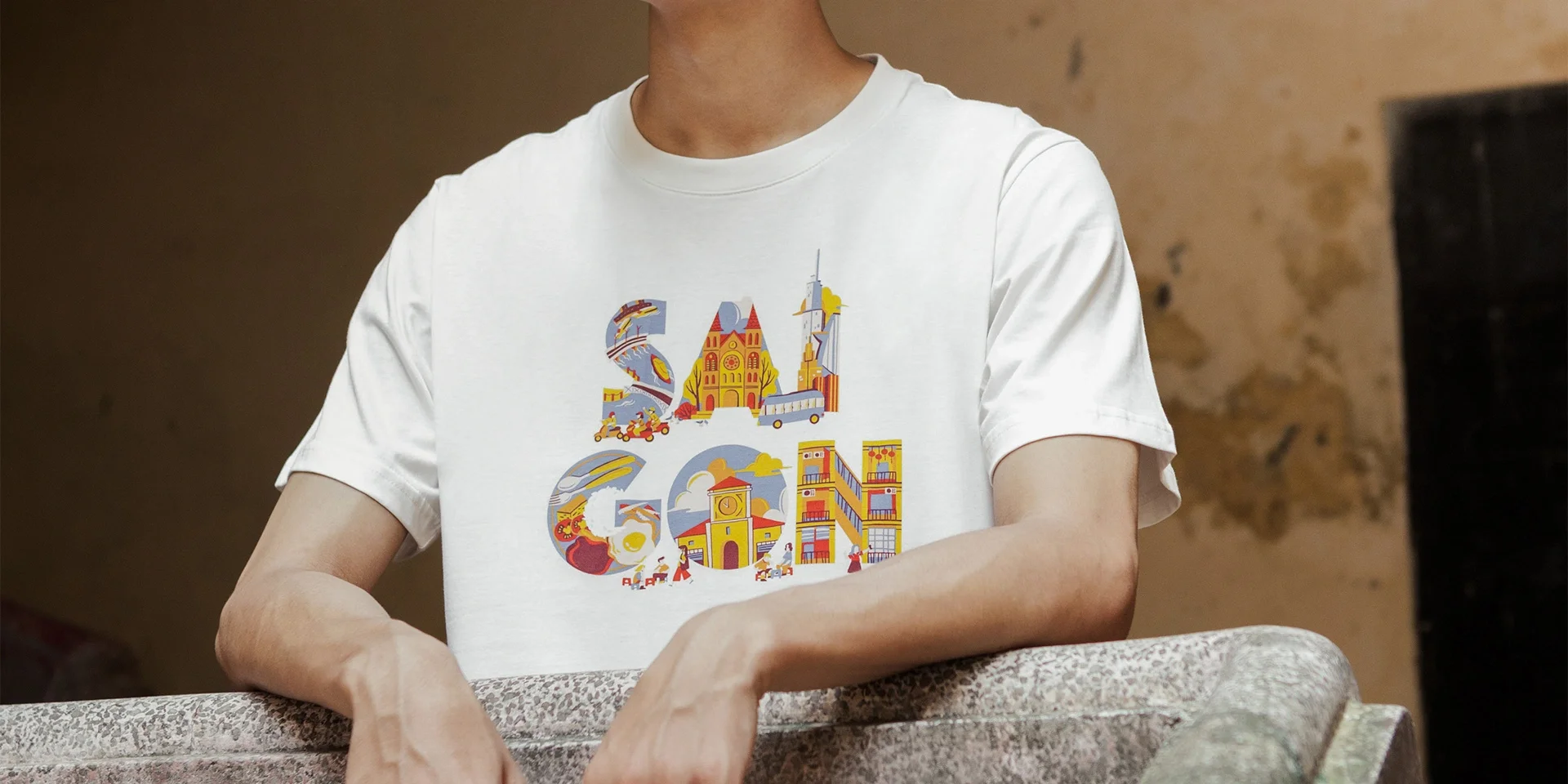 [TiredCity x Quynh Le] Typo T-shirt