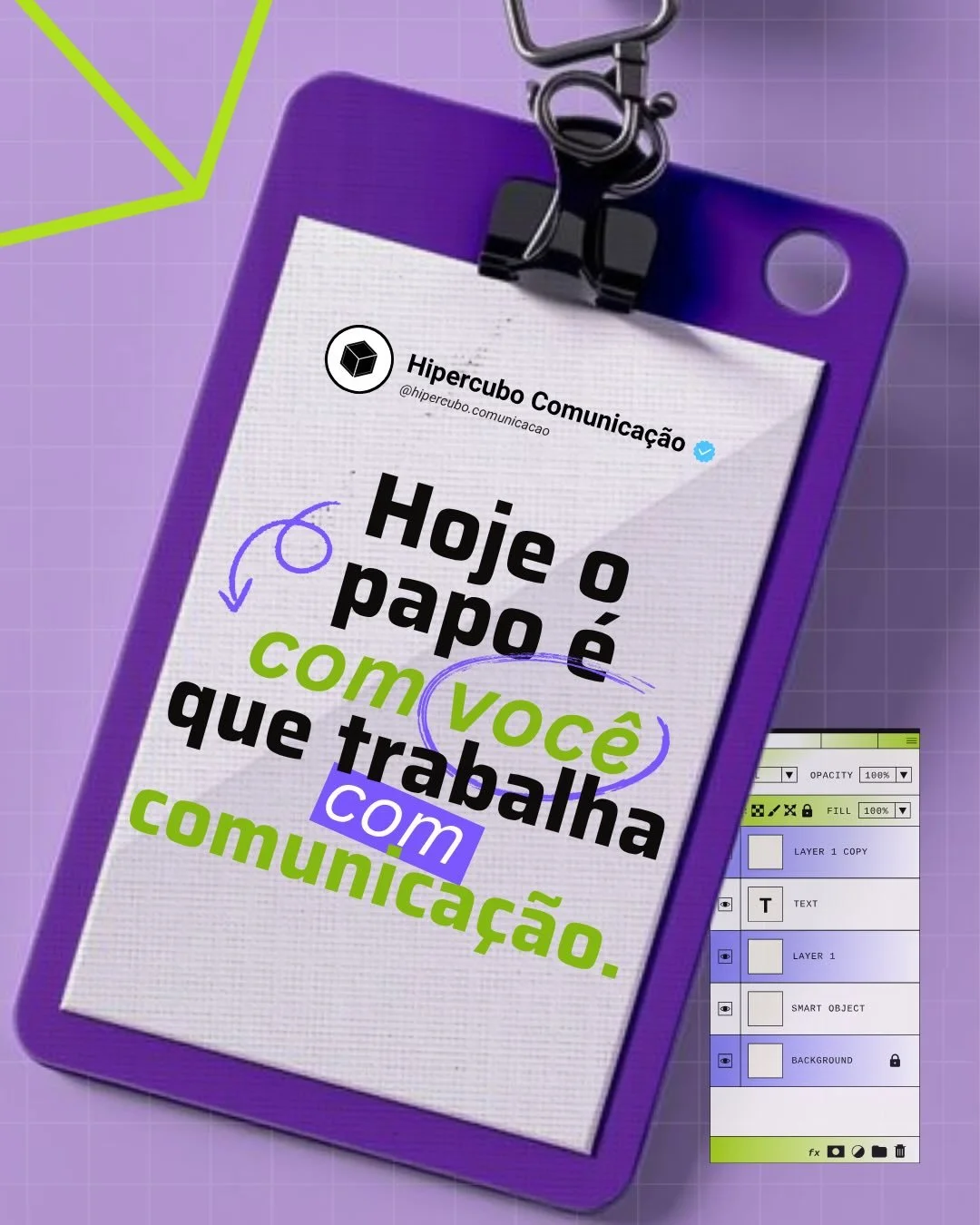 Hoje o papo &eacute; com quem trabalha com comunica&ccedil;&atilde;o.
Com quem cria, pensa, revisa, pesquisa, ajusta, apaga, refaz e ainda precisa explicar que comunica&ccedil;&atilde;o n&atilde;o &eacute; &ldquo;s&oacute; fazer um post&rdquo;.
Nosso