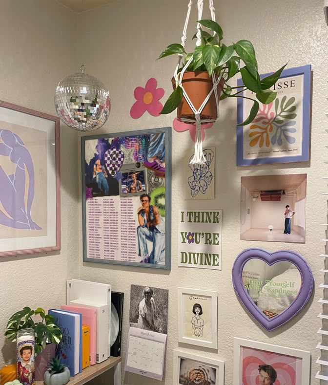 Poster displayed in a fan's room