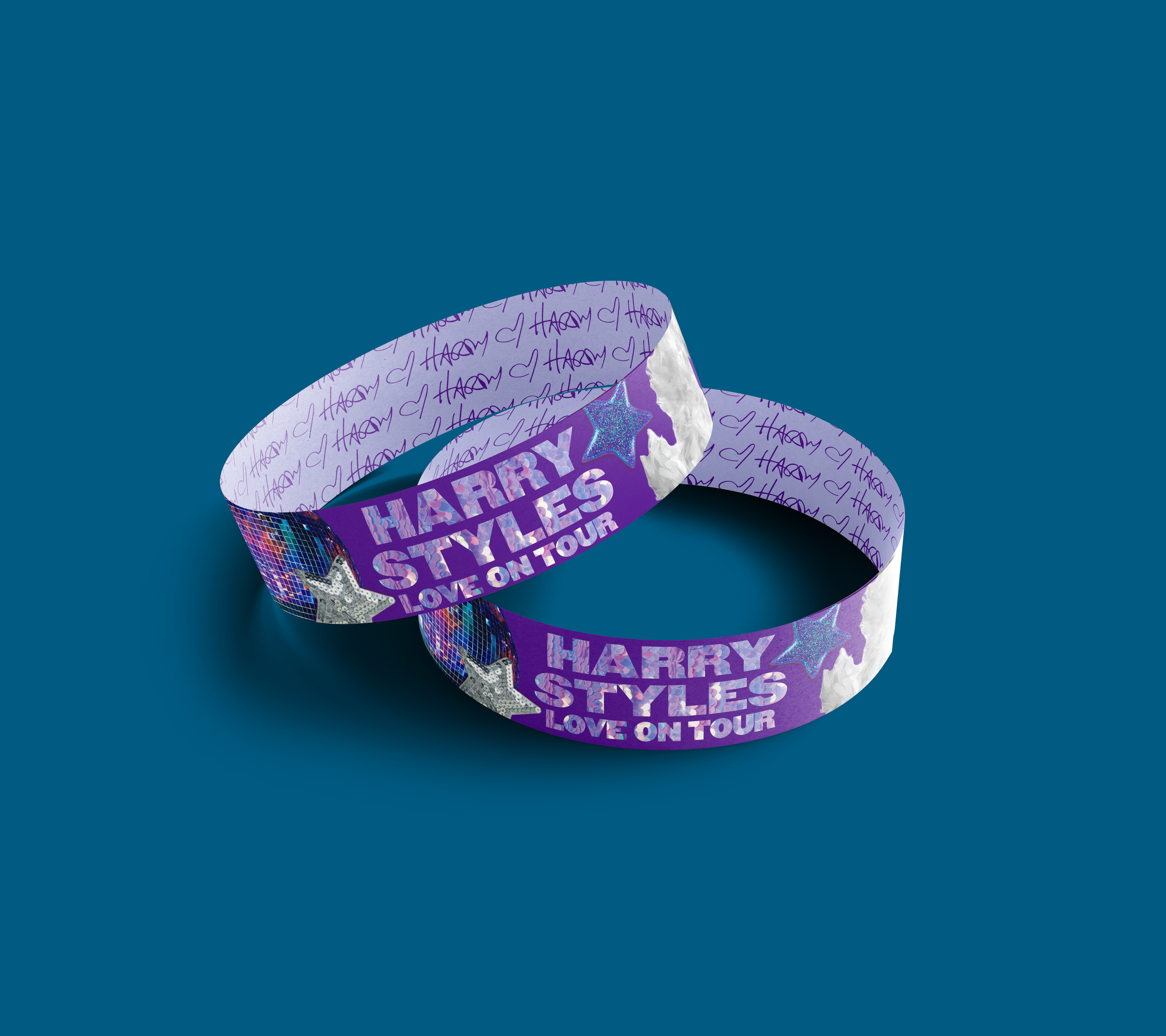 Matching wristband for the tour