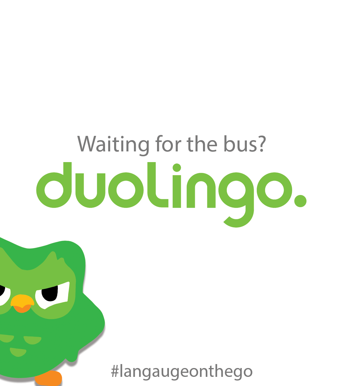 Bus shelter transit ad flat