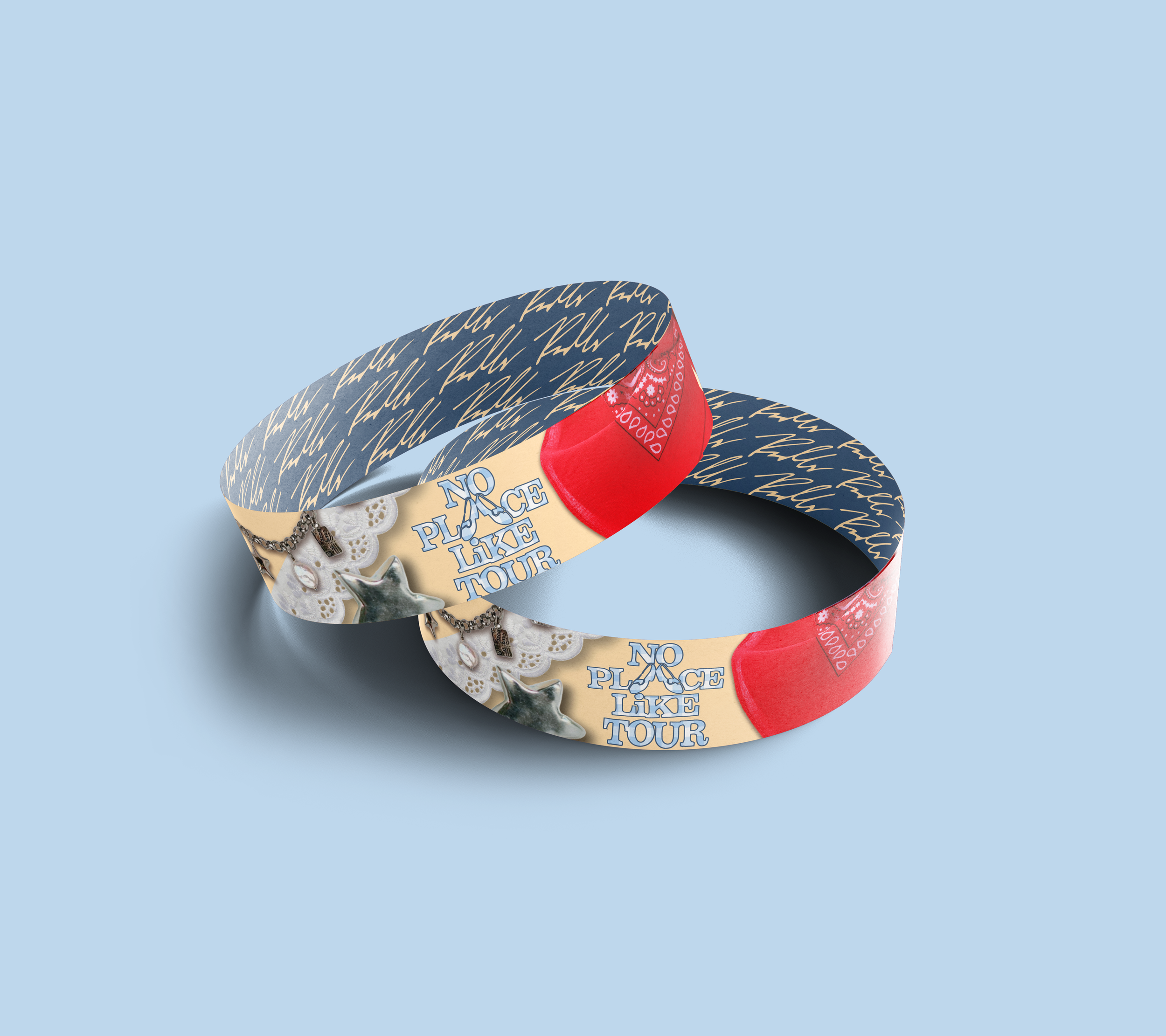 Matching wristband for the tour