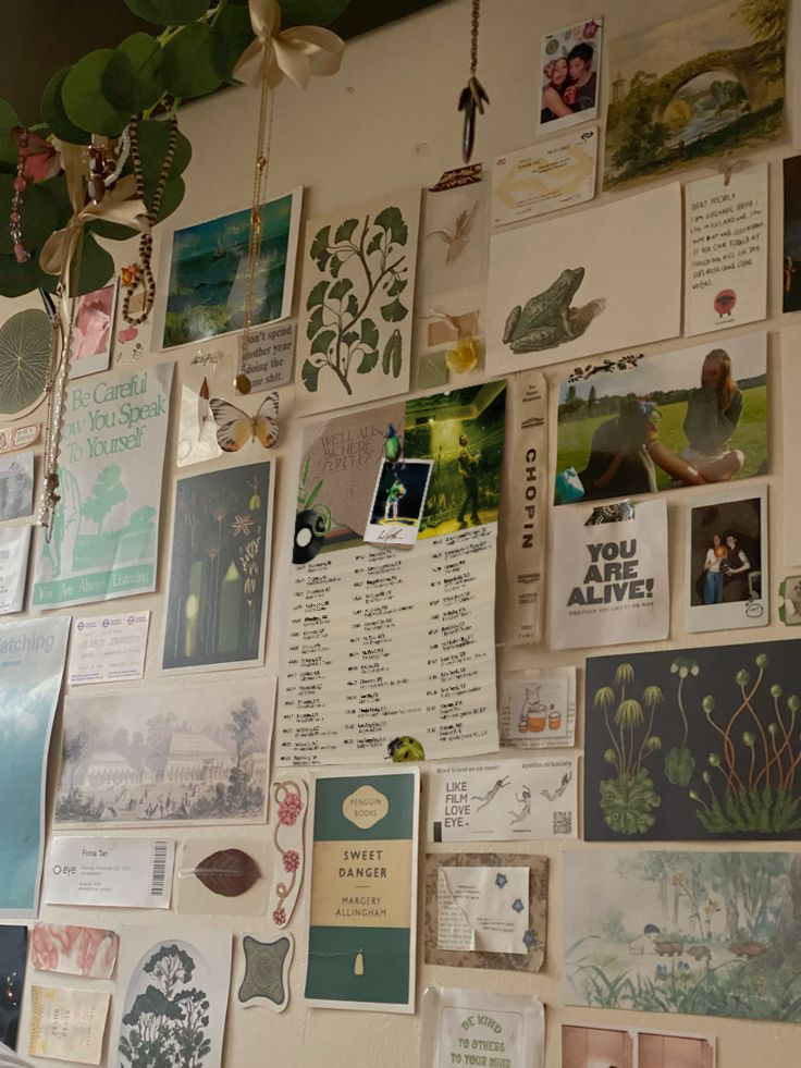 Poster displayed in a fan's room