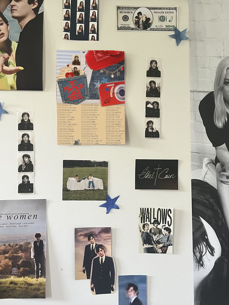 Poster displayed in a fan's room