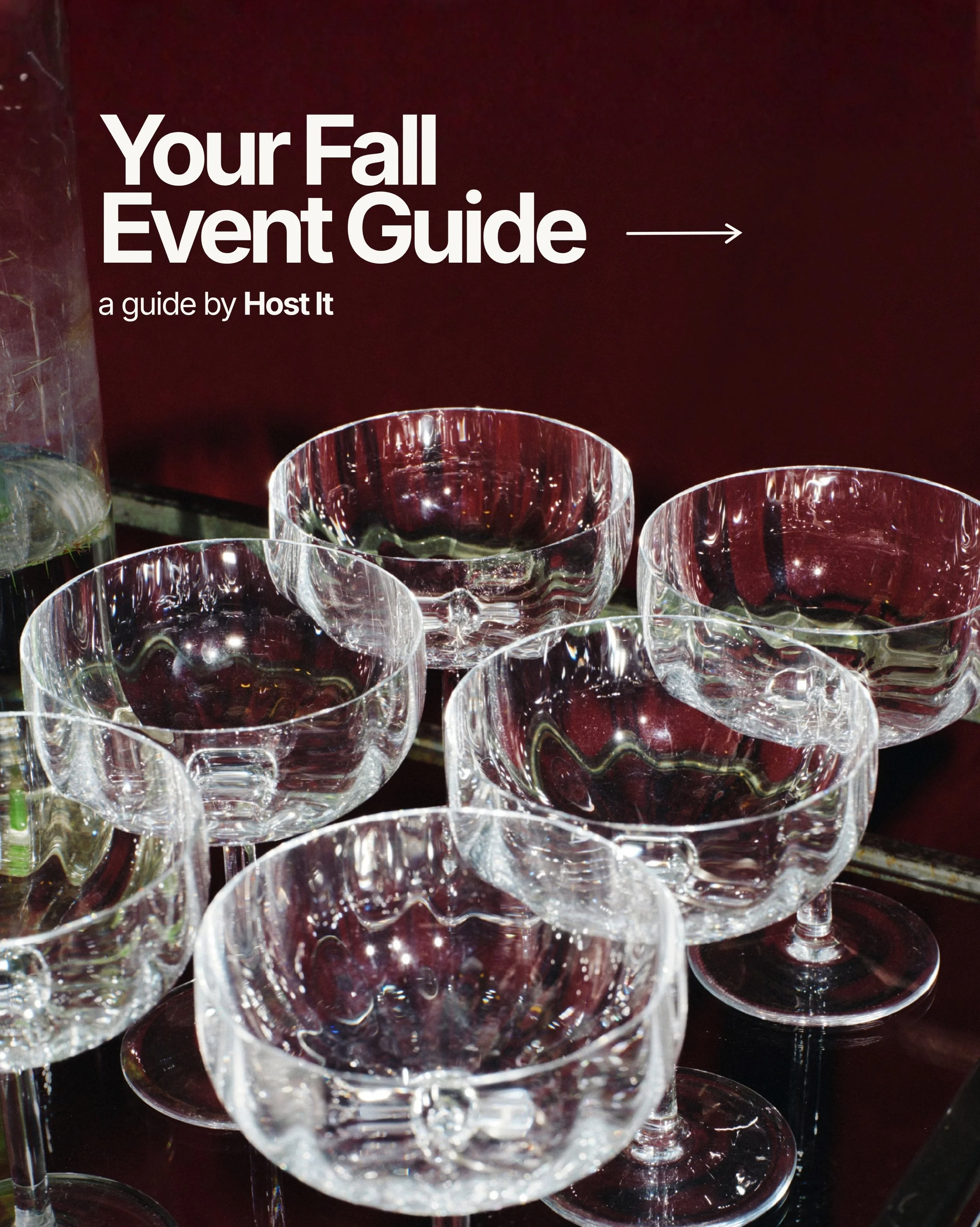 a few ways we&rsquo;d bring the season into an event right now

a warm dessert on the table, florals with a little more depth, something guests can actually do together, and drinks that feel made for the weather.

featuring a few favourites from the 