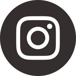 Icon of Instagram logo in black and white.