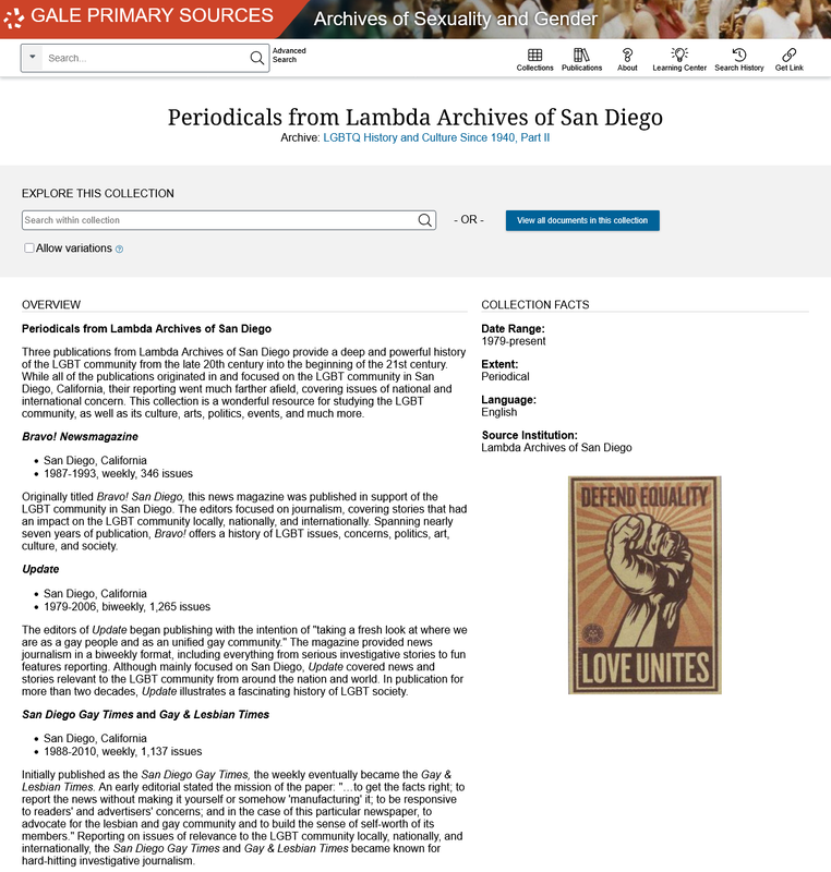 Digitized LGBTQ Newspapers | Discover & Engage: Access LGBTQ Archives ...