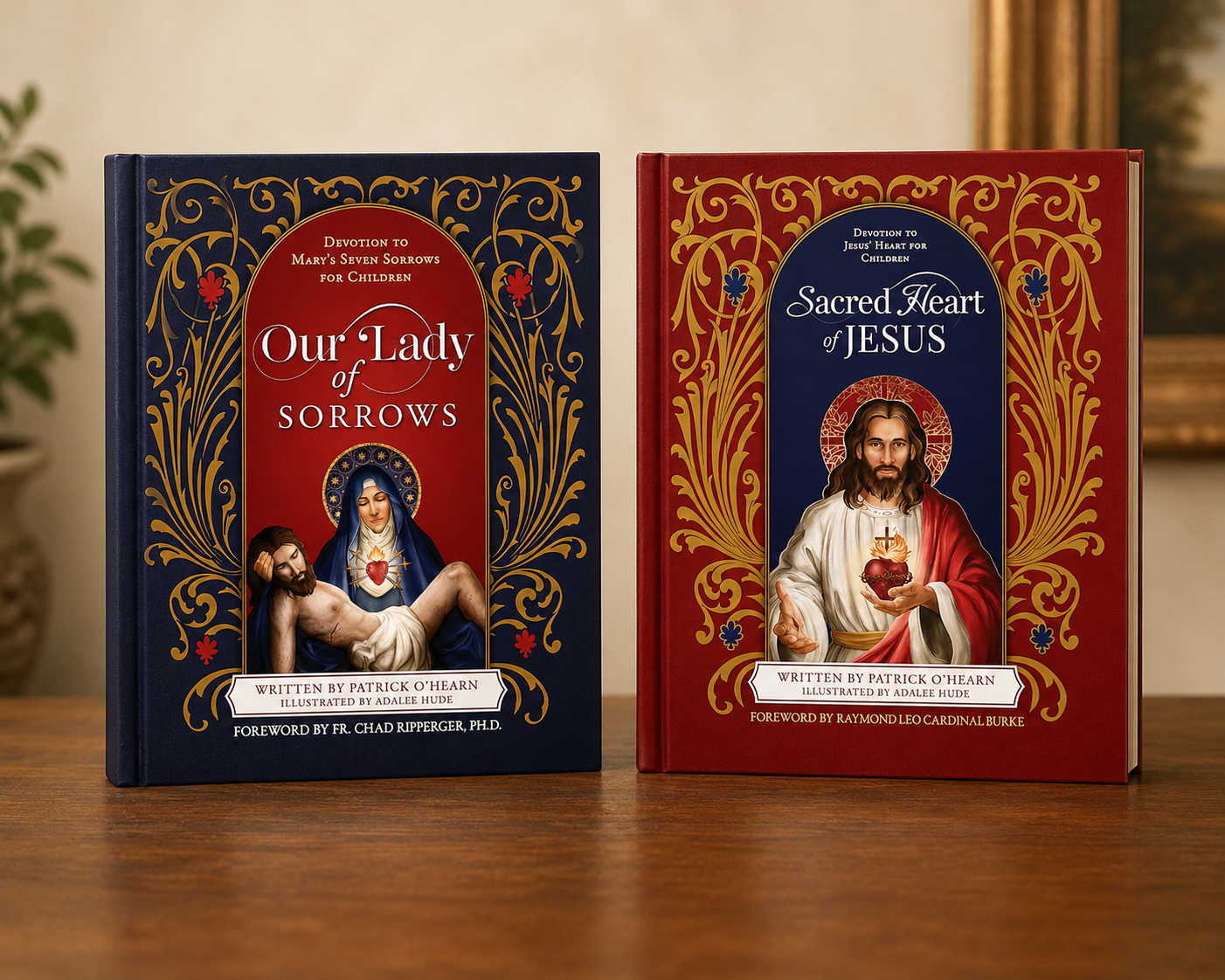 Sacred Heart and Sorrowful Heart Children's Hardcover Set