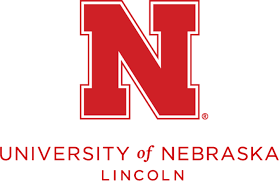 University of Nebraska Lincoln logo with red letter 'N' and university name in red text