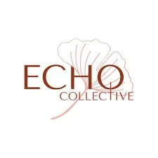Logo for Echo Collective featuring the word ECHO in large letters with a stylized flower or leaf design.