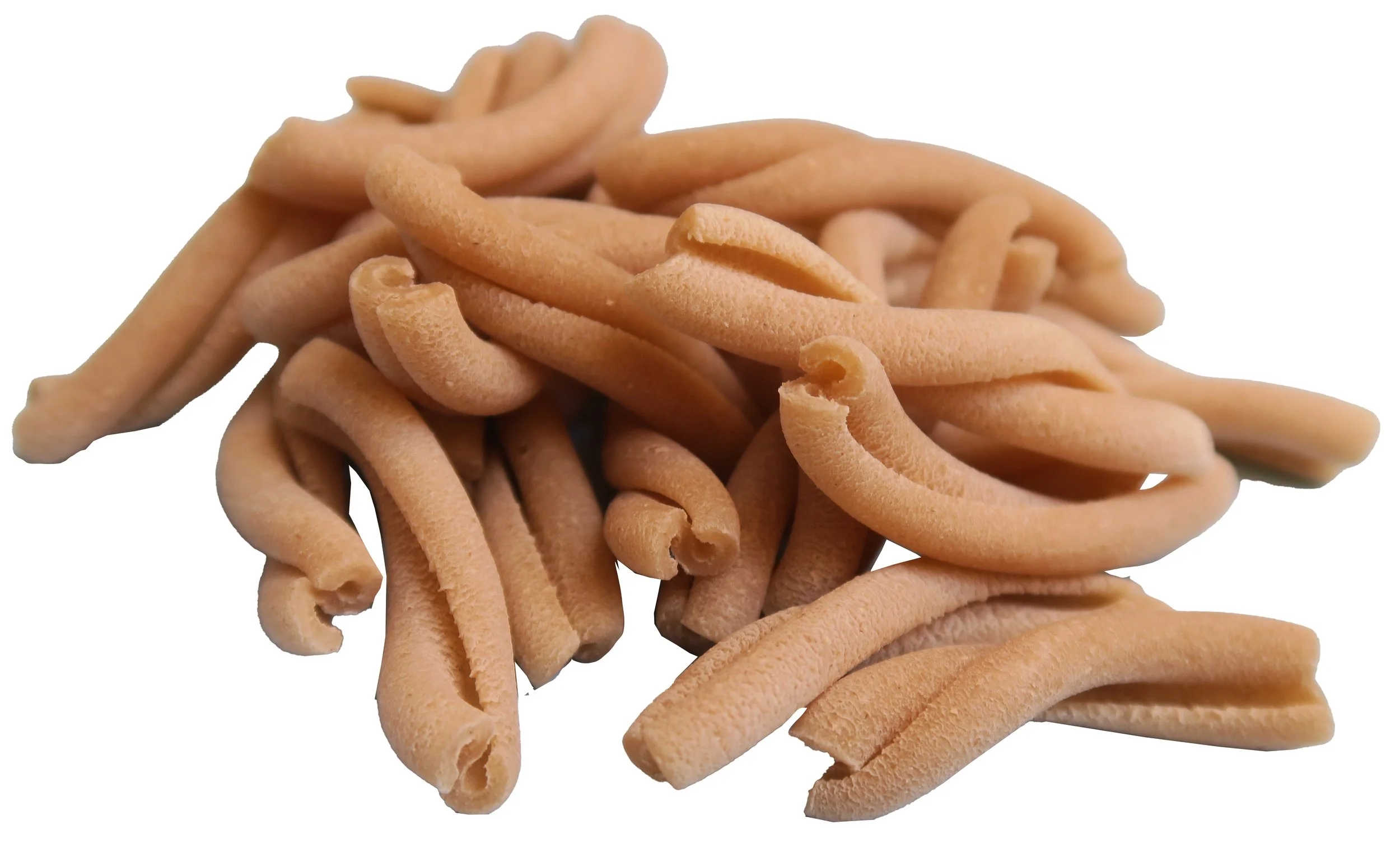 Pasta di semola integrale di Timilia. Formato n. 61  FFUCAPARRINI (CASARECCE) Confezione da Kg. 0,5