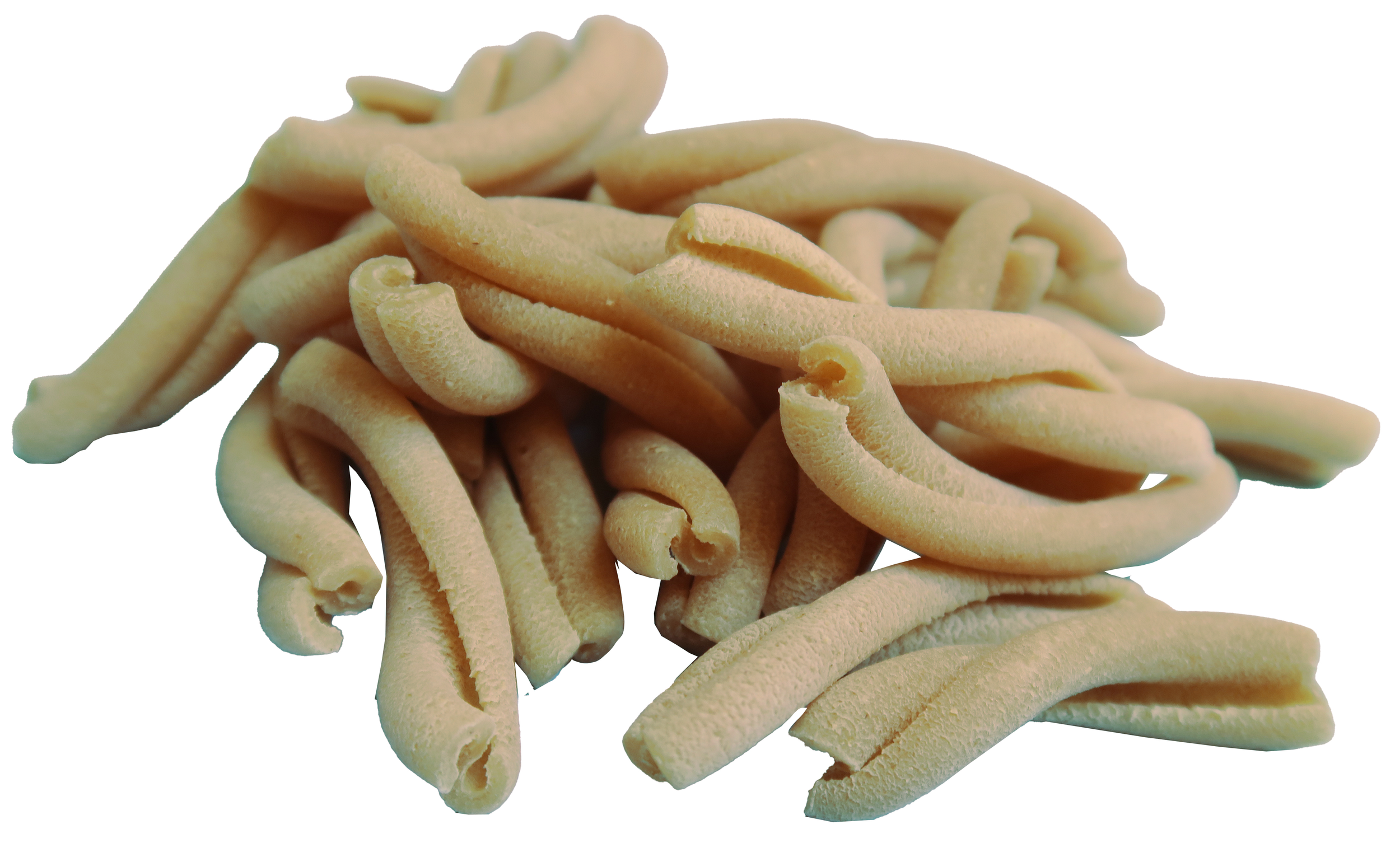 Pasta di semolato di Timilia. Formato n. 63 FFUCAPARRINI (CASARECCE) Confezione da Kg. 0,5