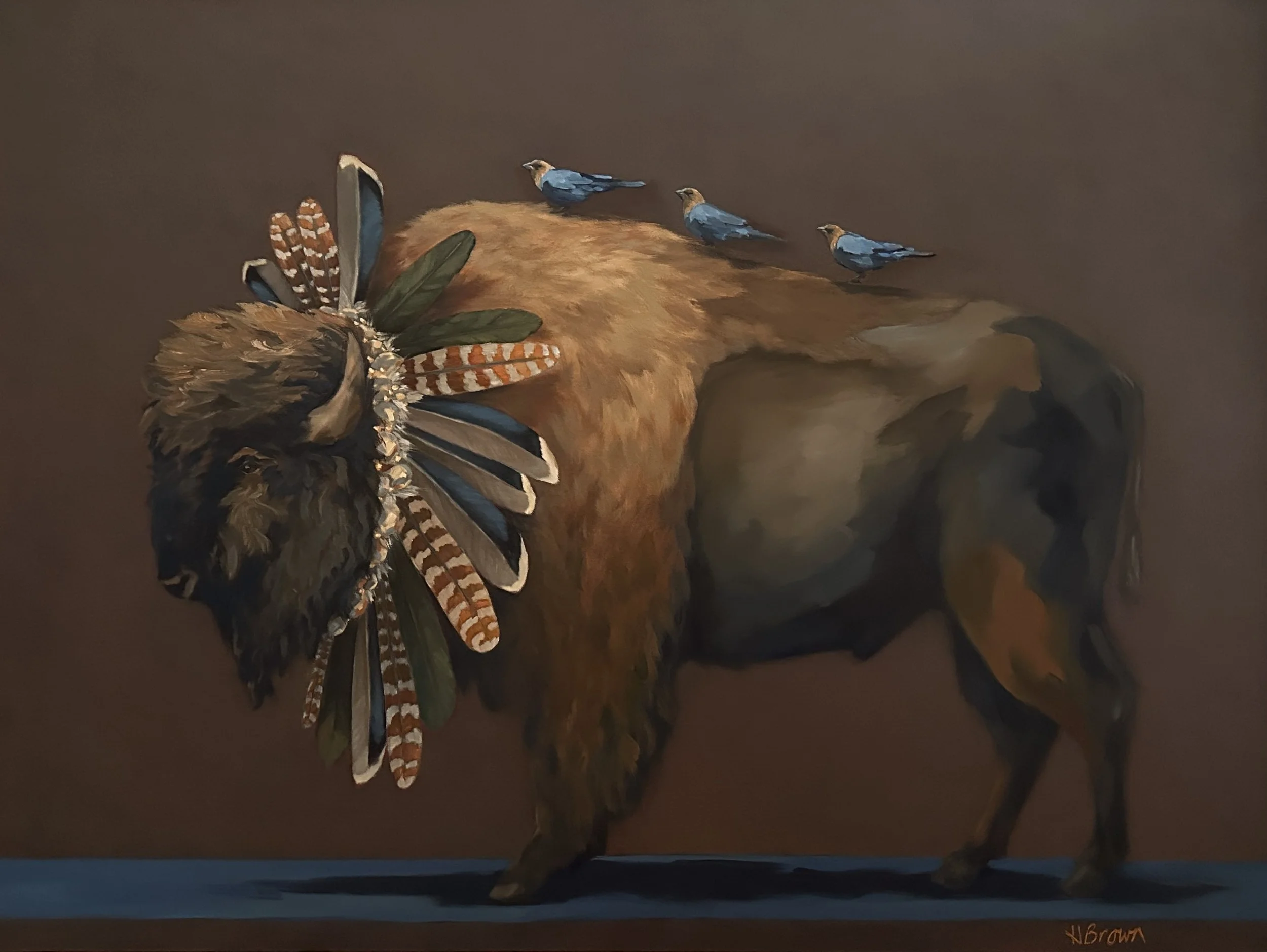 Feathered_Buffalo_48x36_oil_on_canvas_2026.JPG
