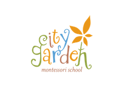 Colorful graphic logo for Grit and Garden Missouri School, featuring a large flower and stylized text.